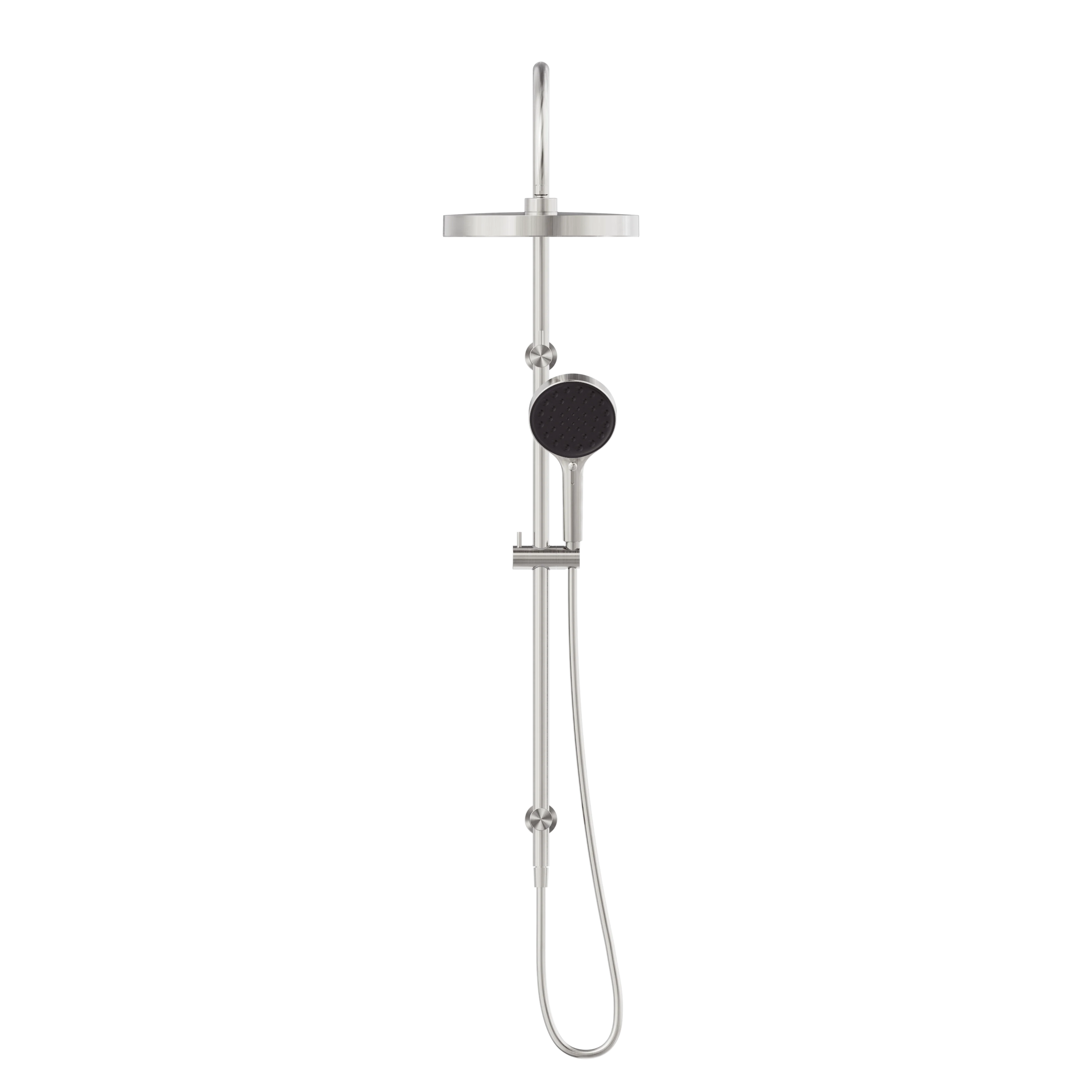 Serenity Twin Shower Brushed Nickel