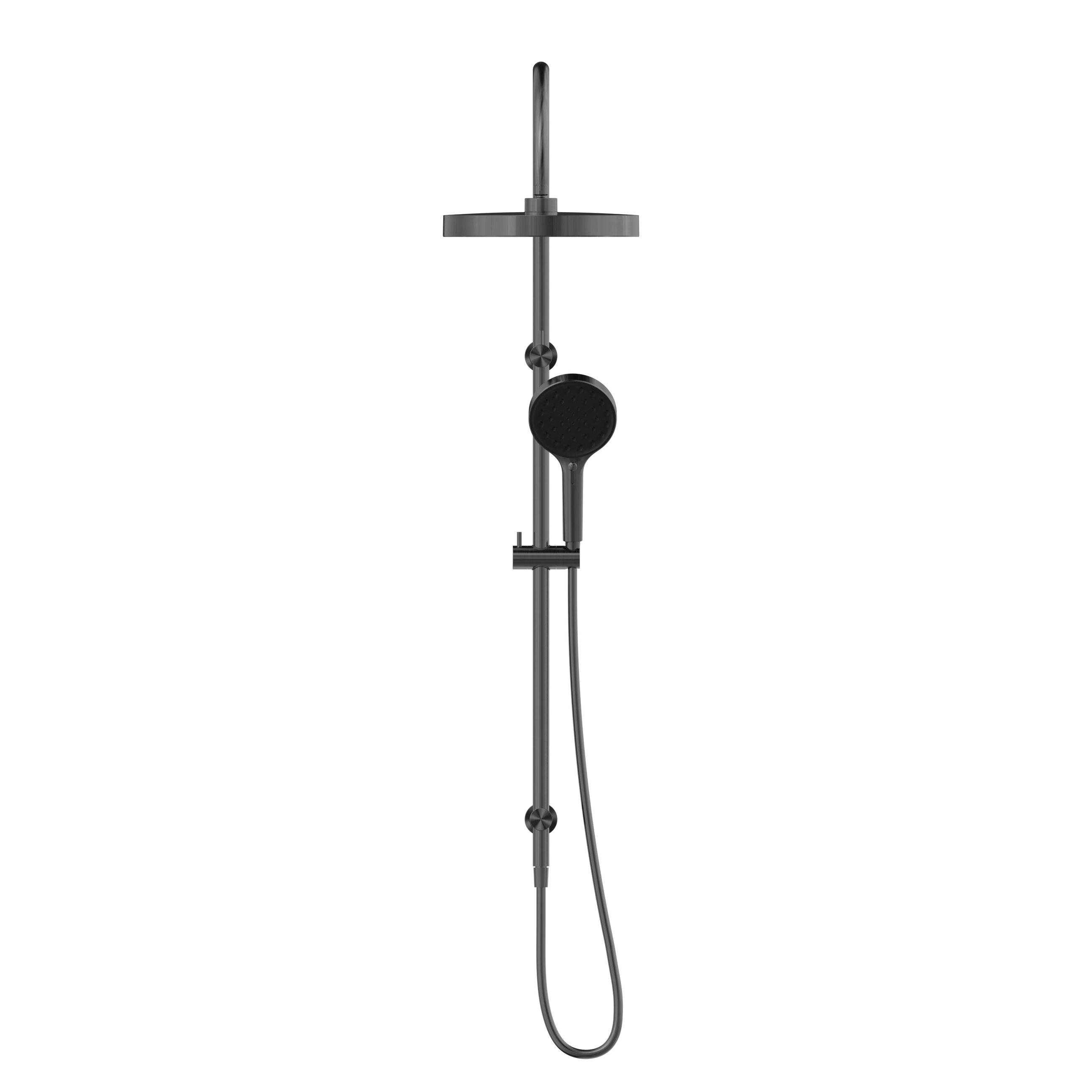 Serenity Twin Shower Gun Metal