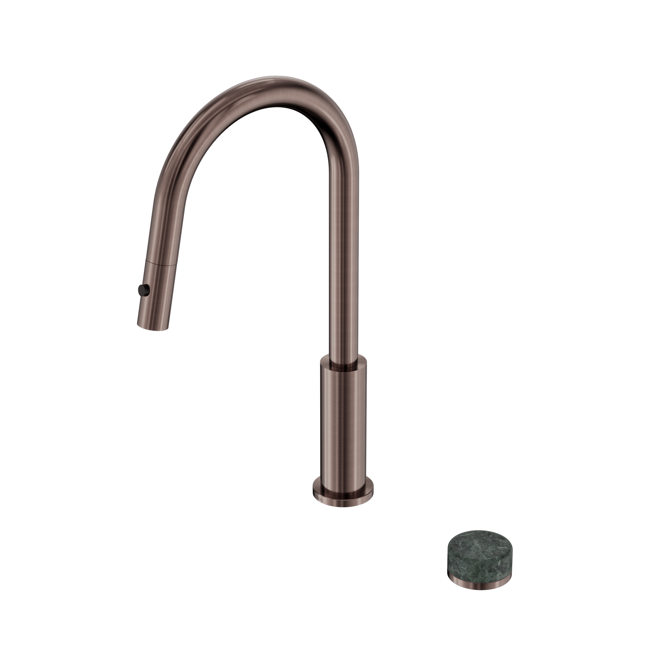 Serenity Progressive Pull Out kitchen Set With Verde Alpi Handle Brushed Bronze