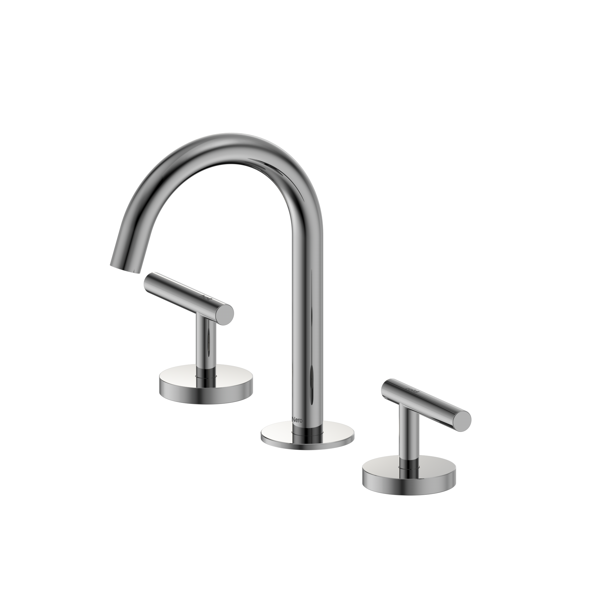 Mecca Lever Basin Set Arc Spout Chrome