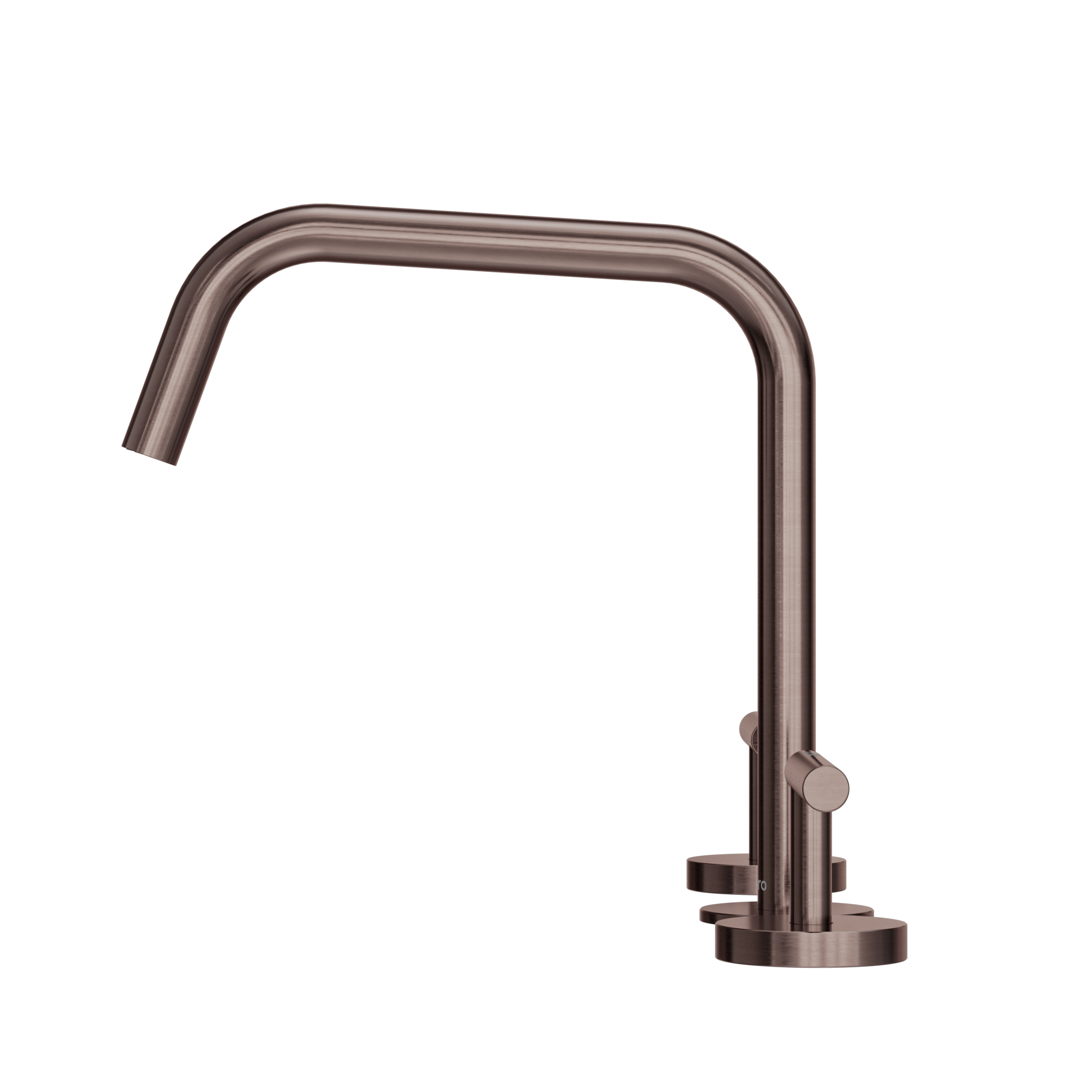 Mecca Lever Bath/Kitchen Set Edge Spout II Brushed Bronze