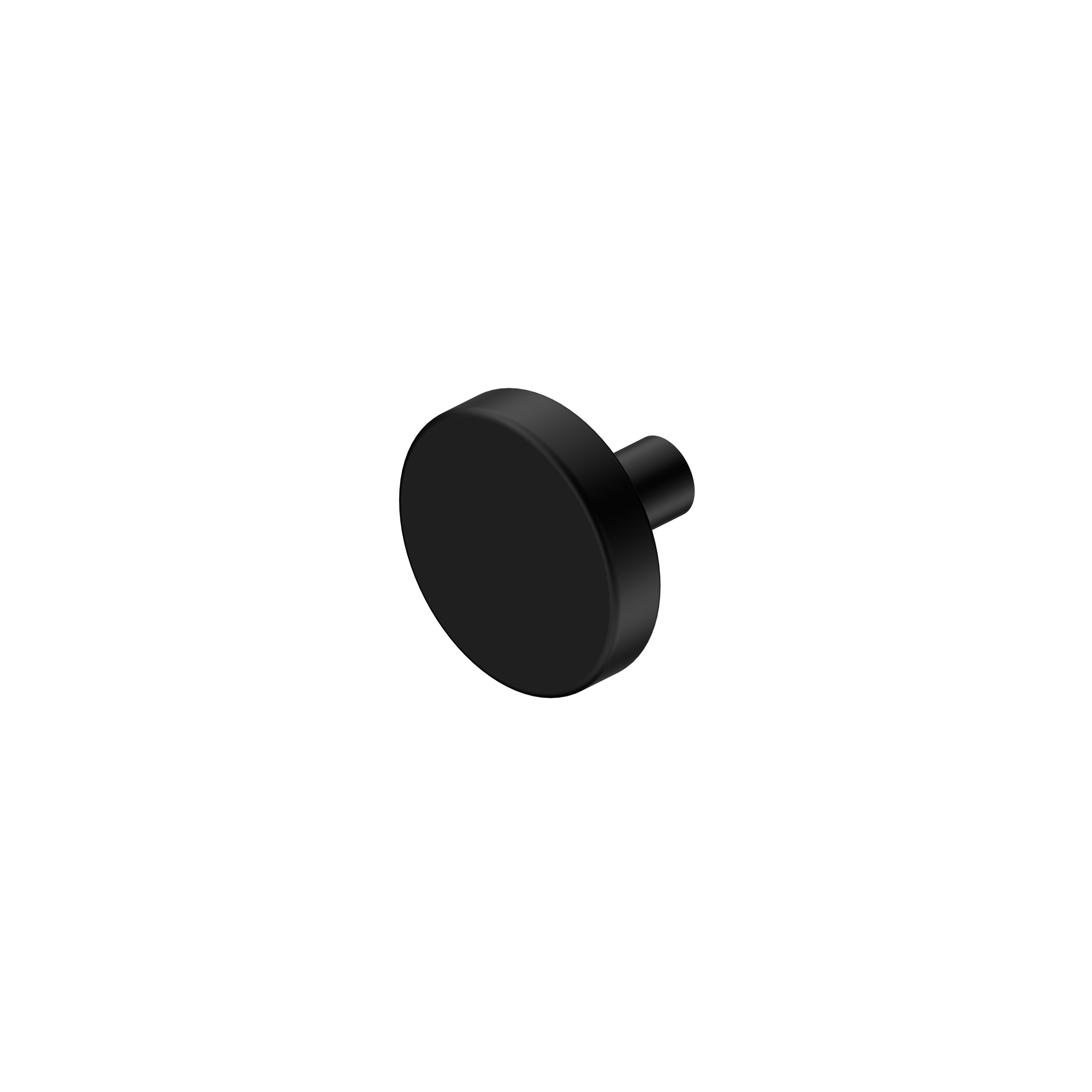 Mecca Cabinet Knob – Ø36 Matte Black