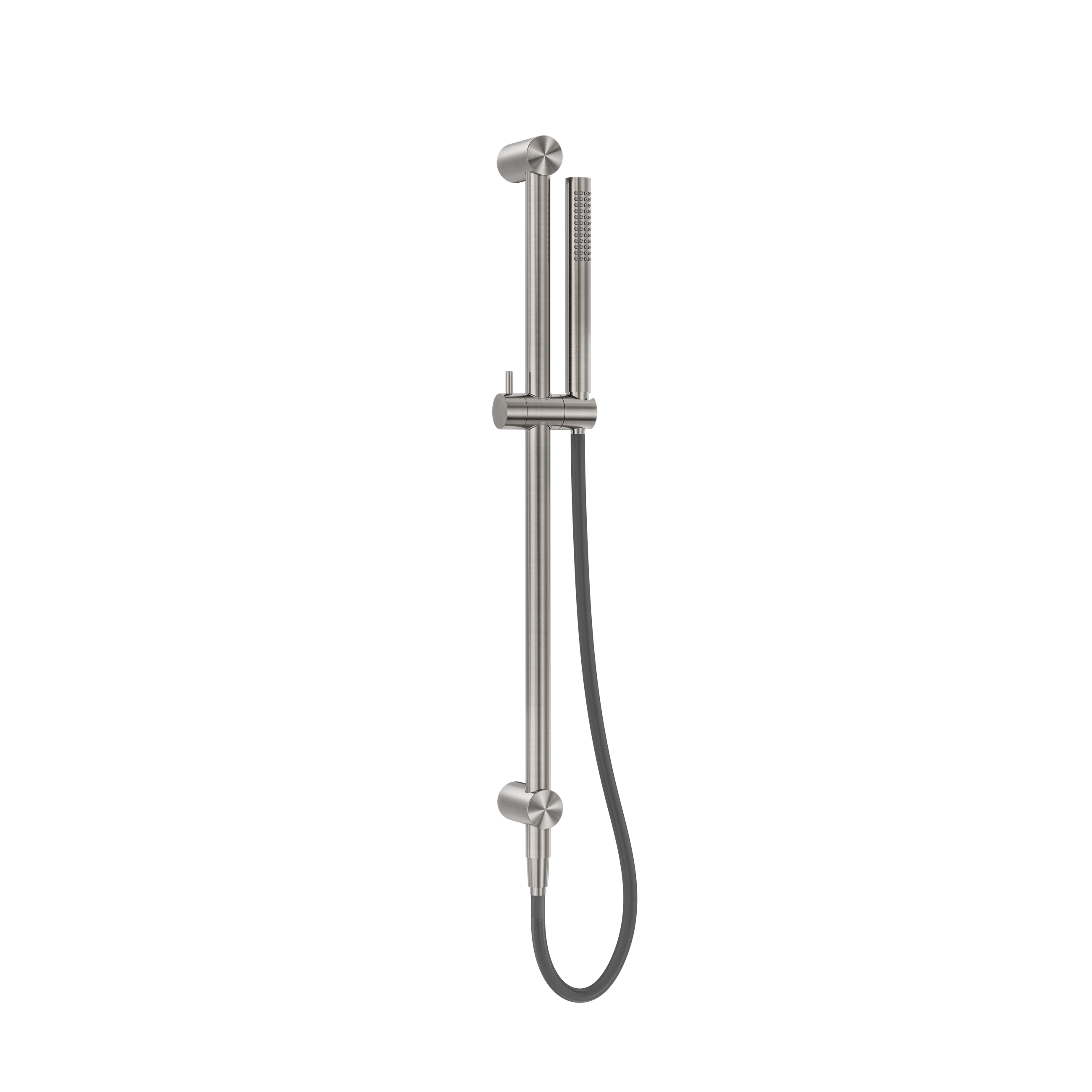 Zen SS316L Shower Rail With Outdoor Shower Hose Brushed Nickel