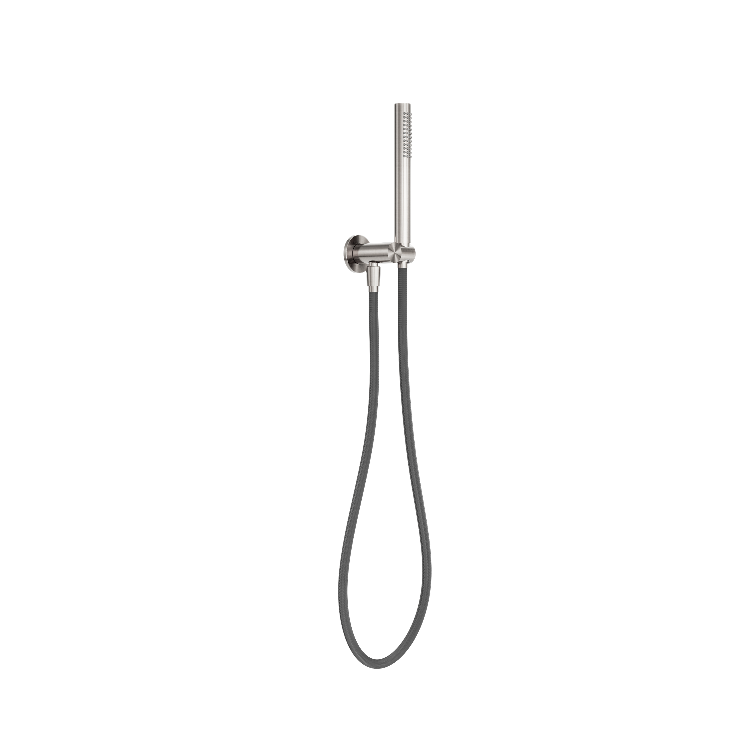 Zen SS316L Shower On Bracket With Outdoor Shower Hose Brushed Nickel
