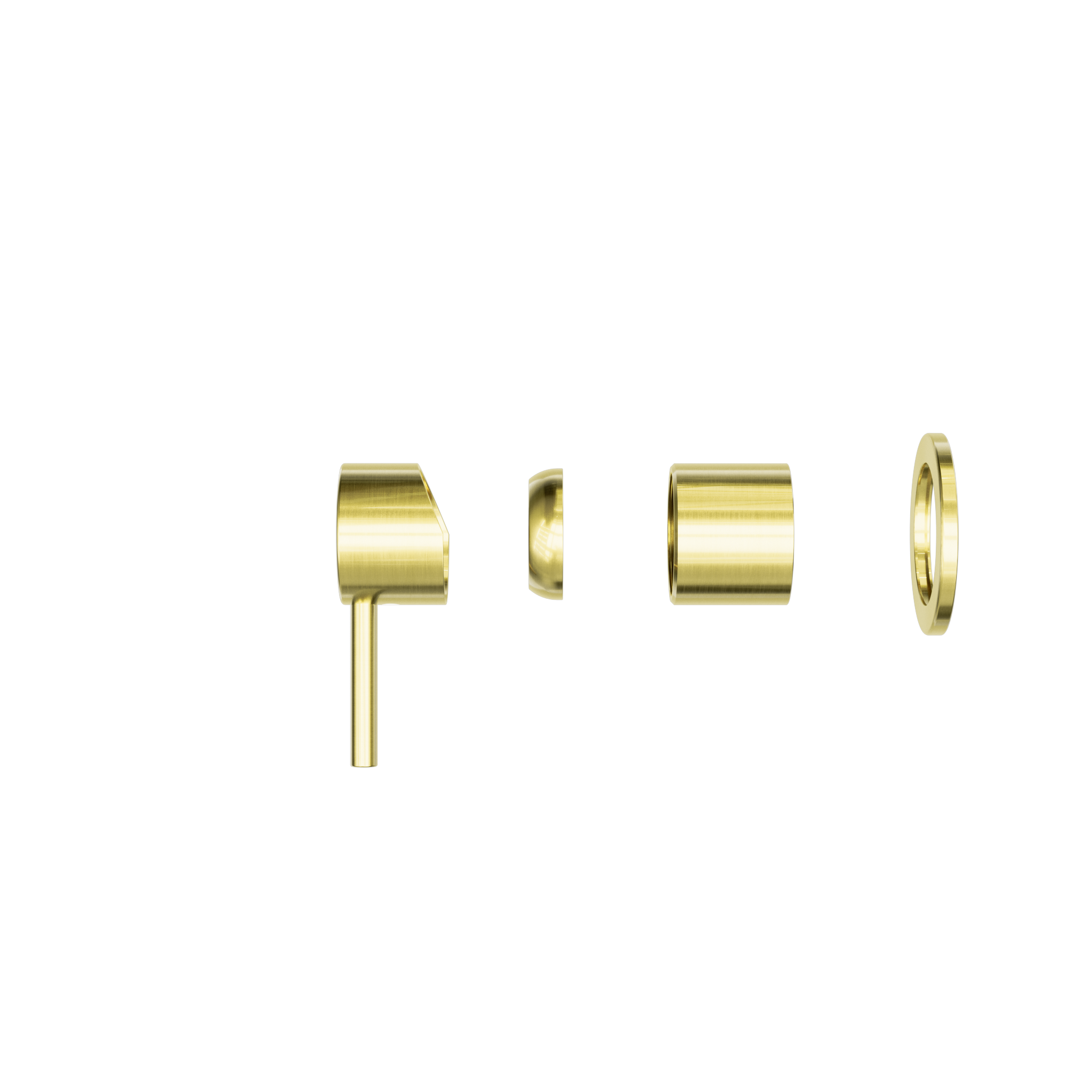Zen SS316L Shower Mixer Trim Kits Only Brushed Gold