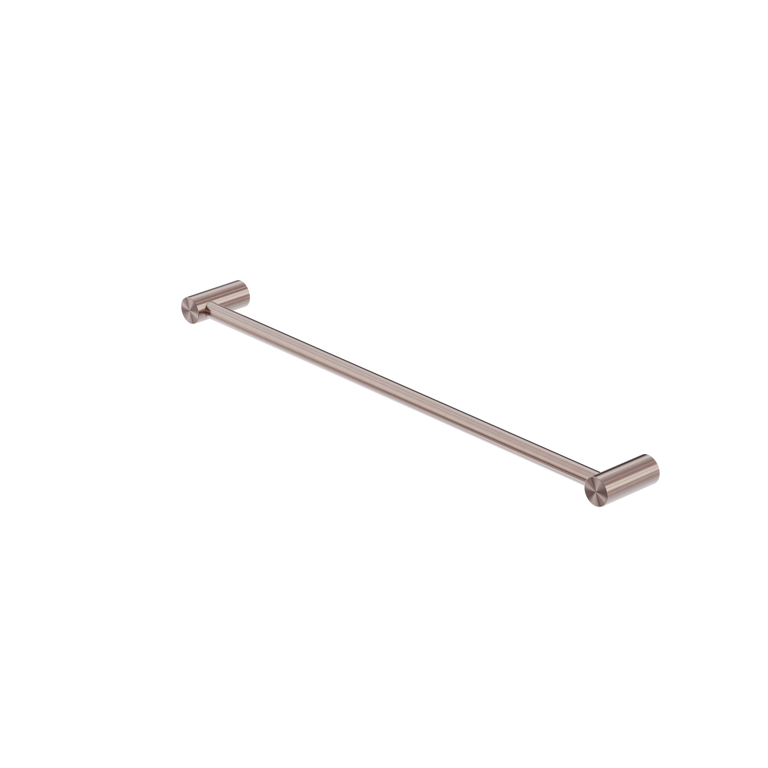 Zen SS316L Single Towel Rail 600mm Brushed Bronze
