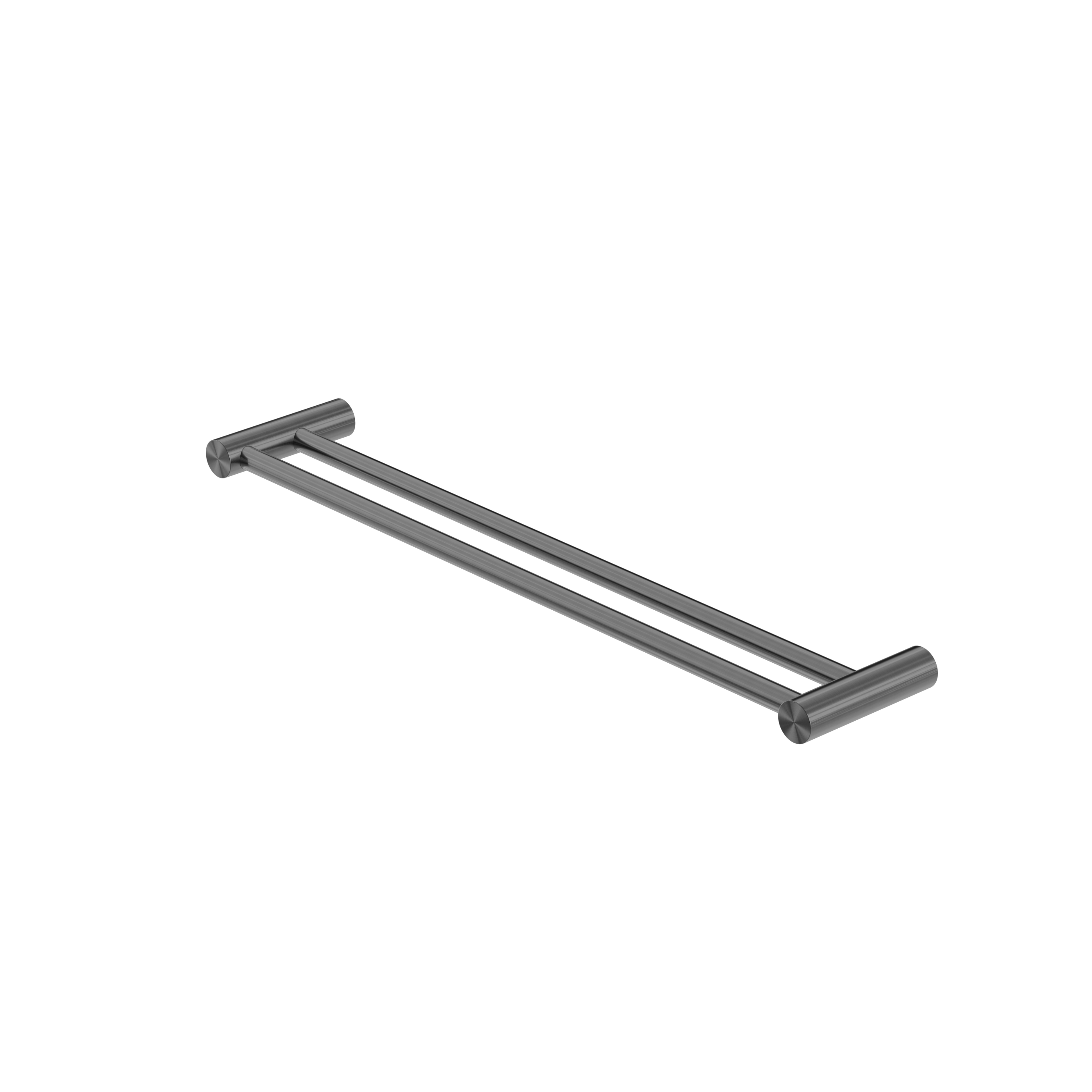 Zen SS316L Double Towel Rail 600mm Graphite