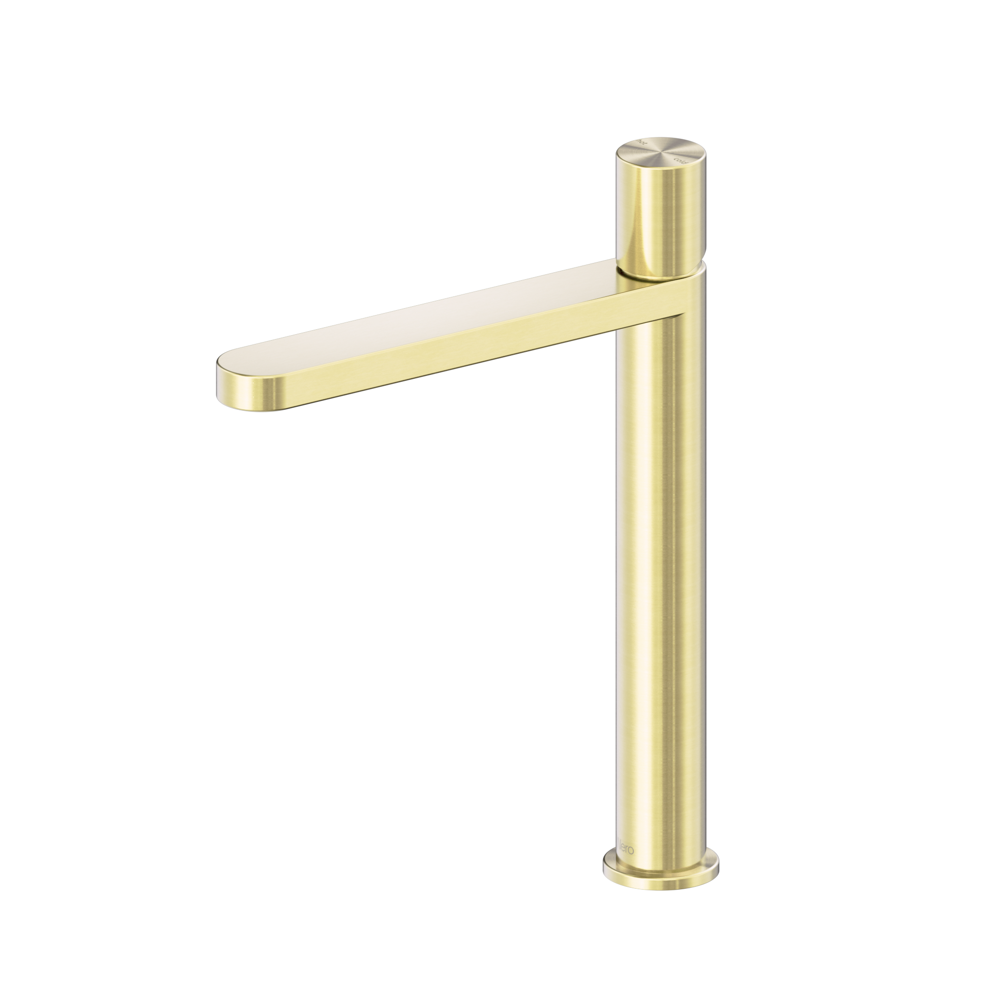 Pure SS316L Tall Basin Mixer Brushed Gold