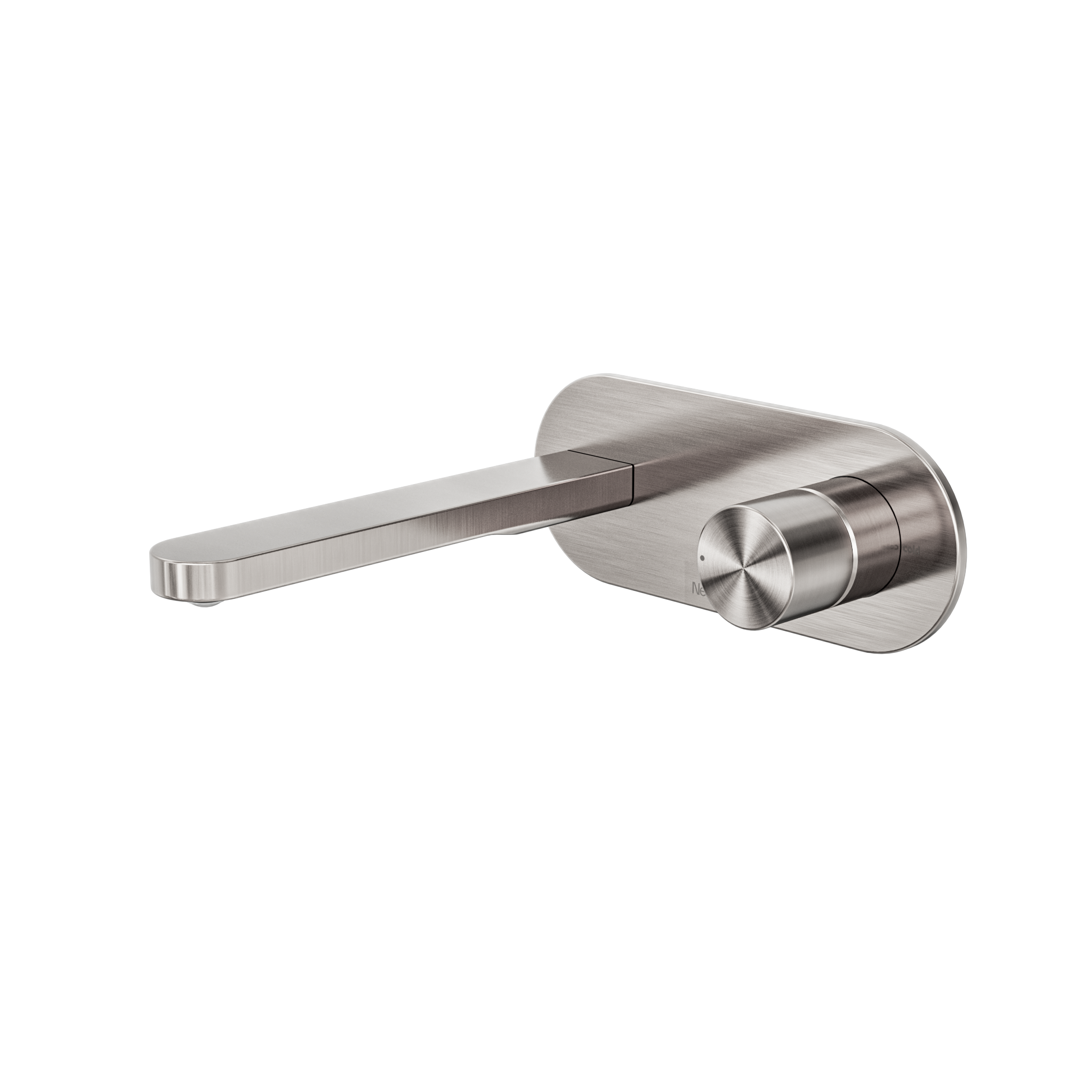 Pure SS316L Progressive Wall Basin/Bath Mixer Brushed Nickel