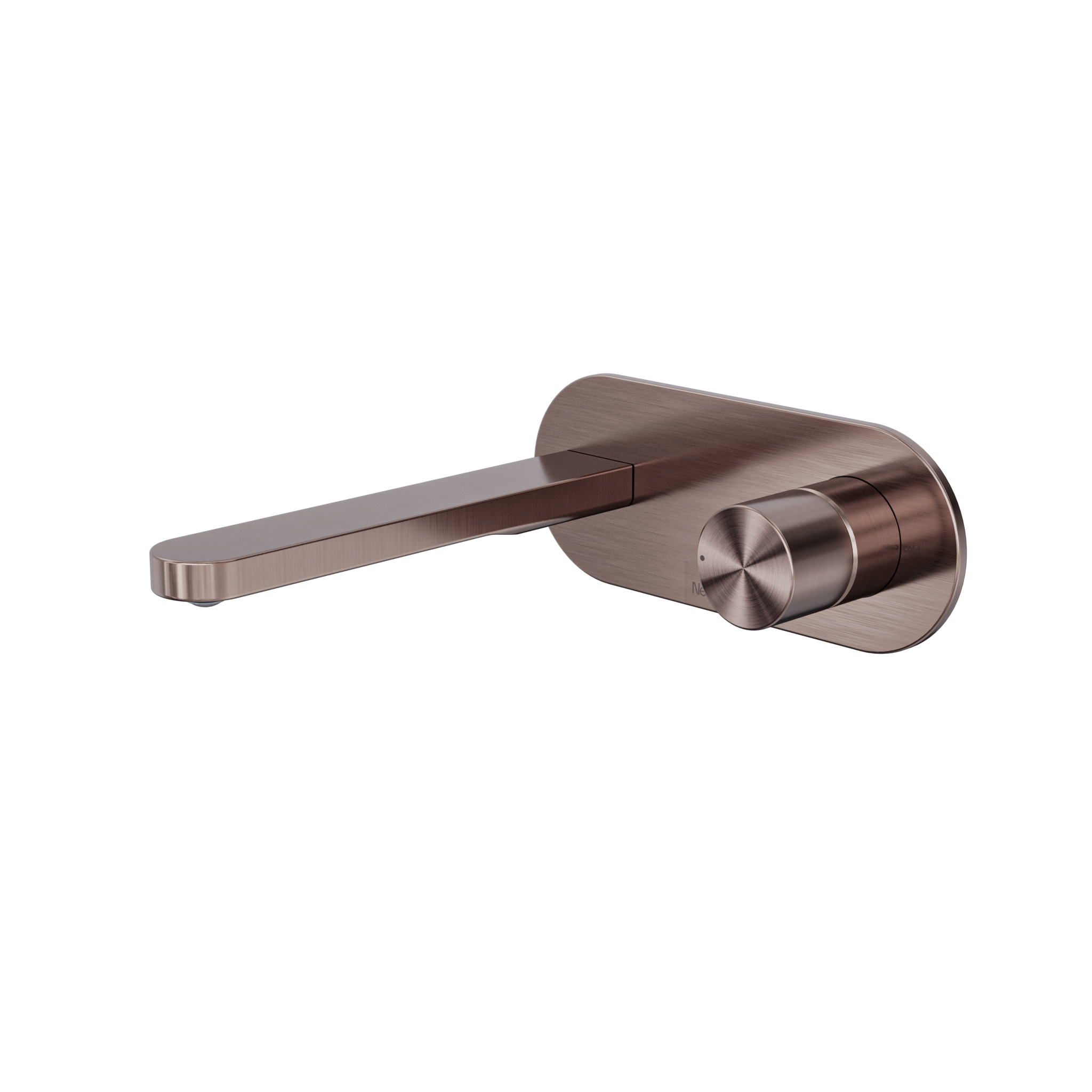 Pure SS316L Progressive Wall Basin/Bath Mixer Brushed Bronze