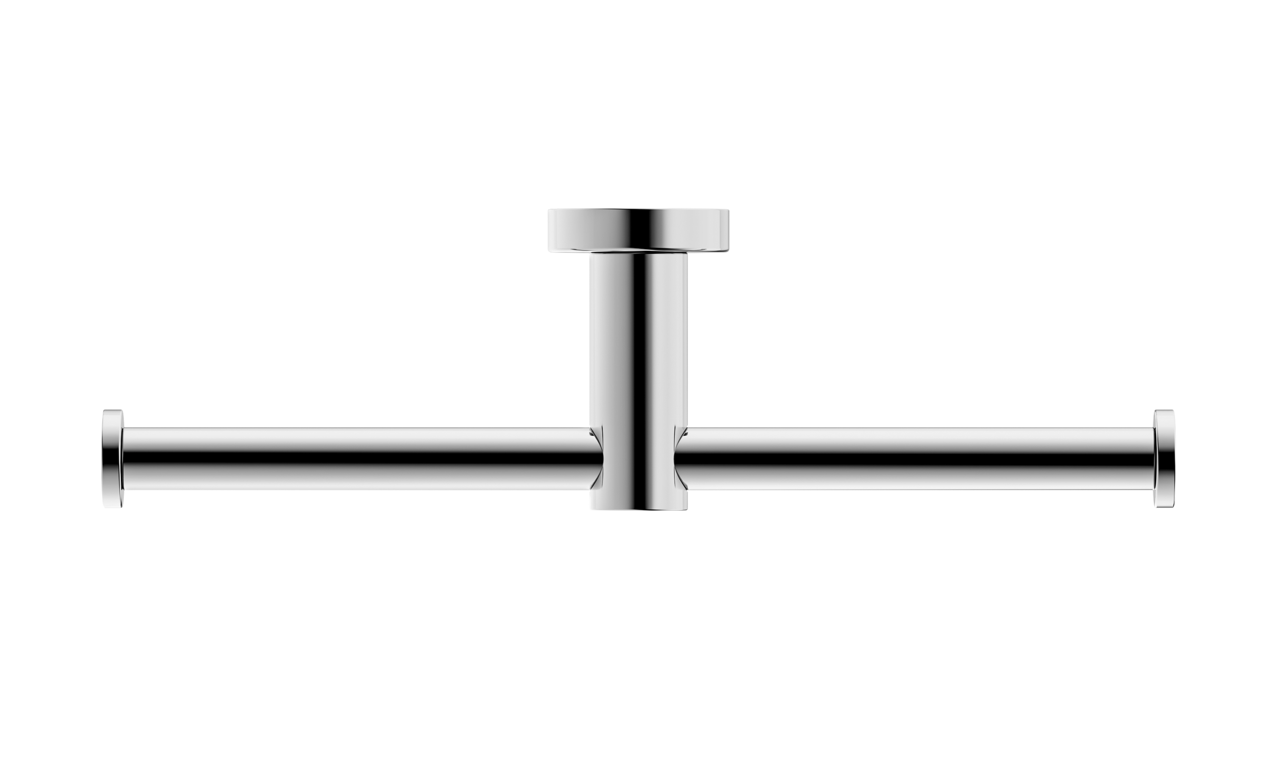 Mecca Double Toilet Roll Holder Chrome
