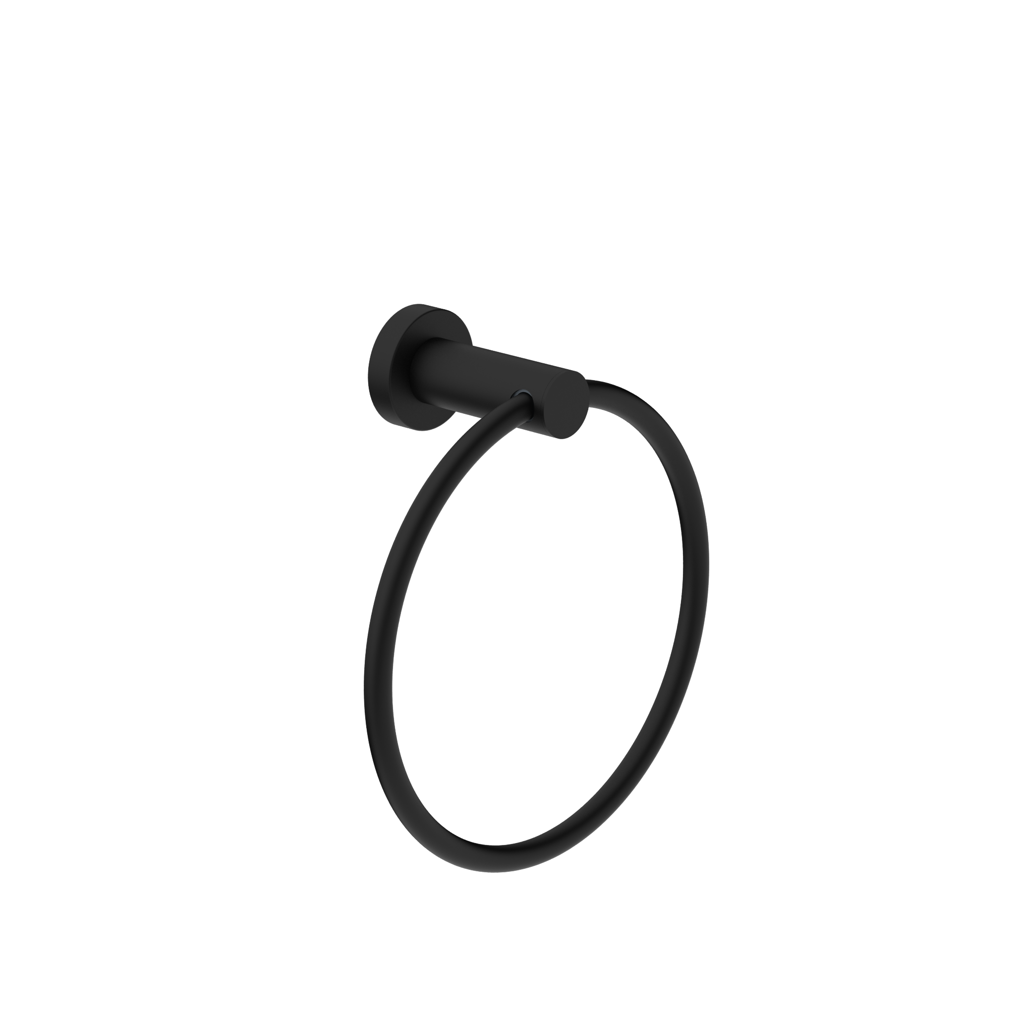 Dolce II Hand Towel Ring Matte Black