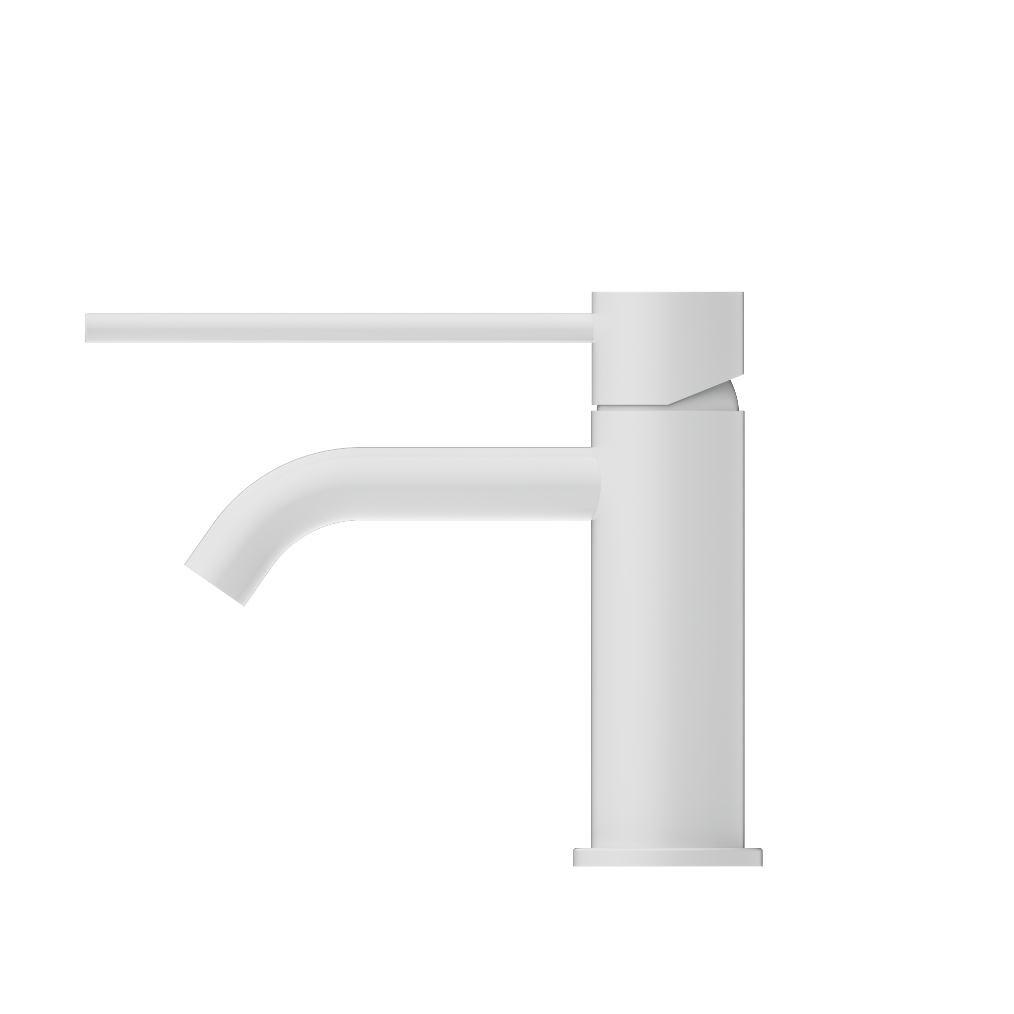 Mecca Care Basin Mixer Matte White