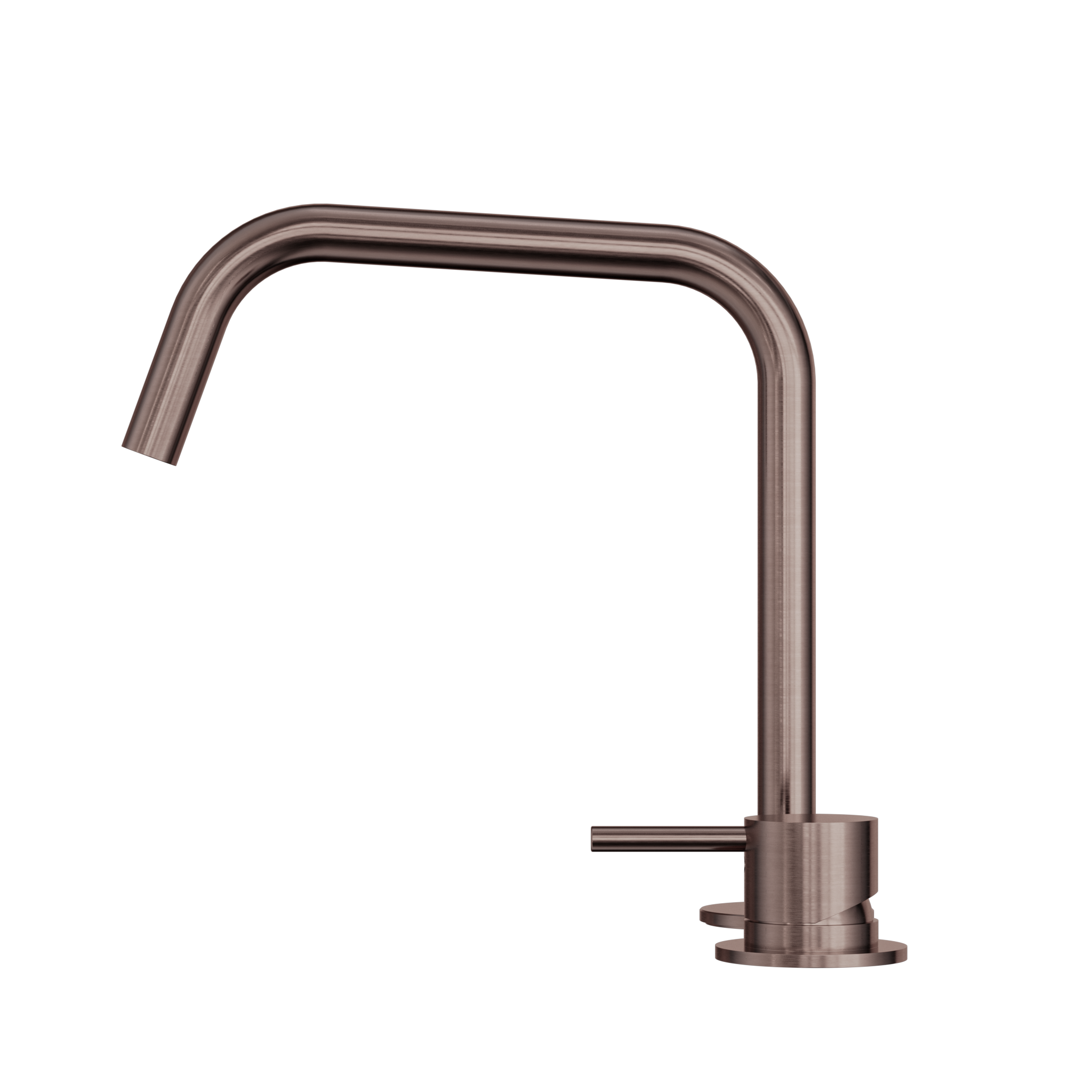 Mecca Hob Bath/Kitchen Mixer Set Edge Spout II Brushed Bronze