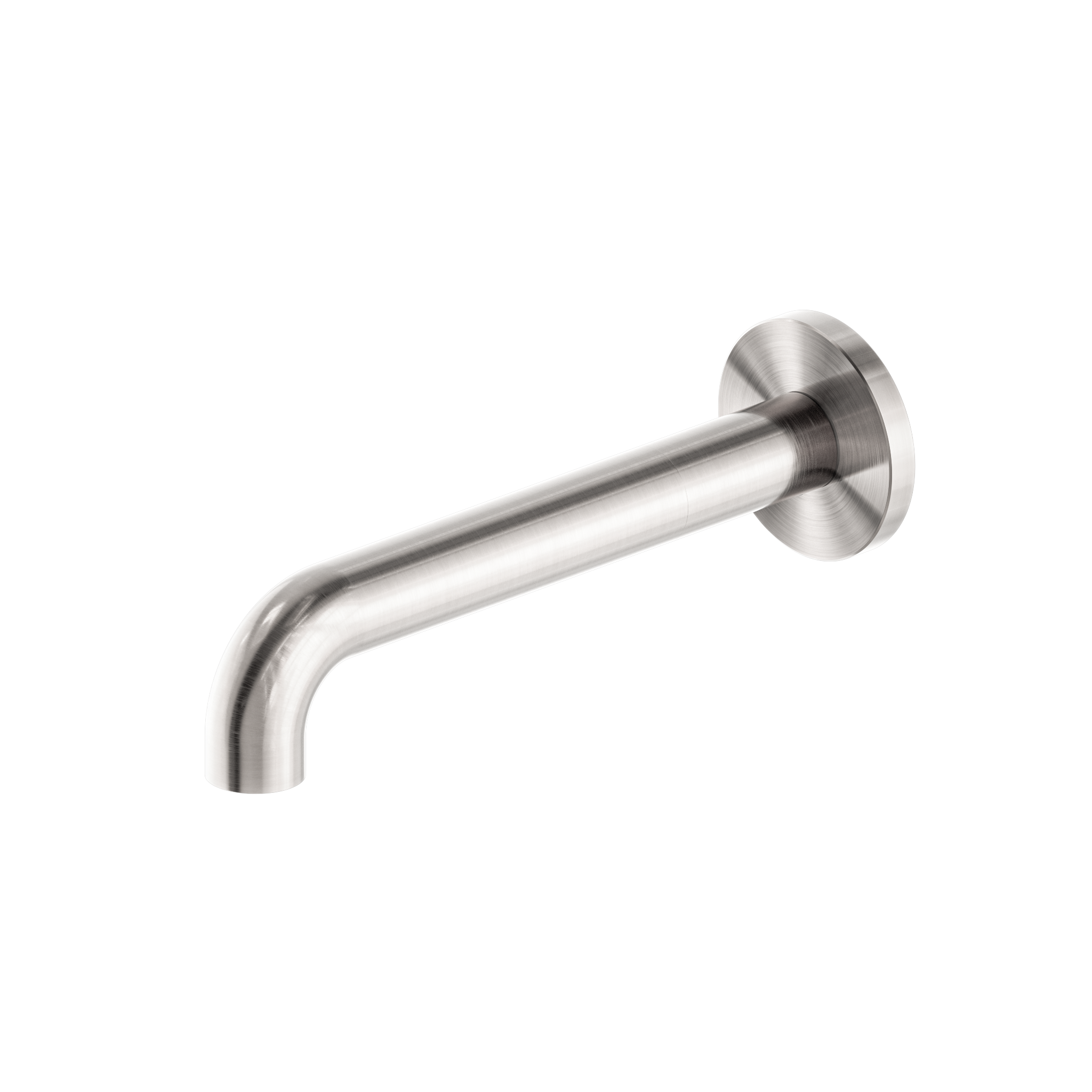 Mecca Basin/Bath Spout Only 160mm Brushed Nickel