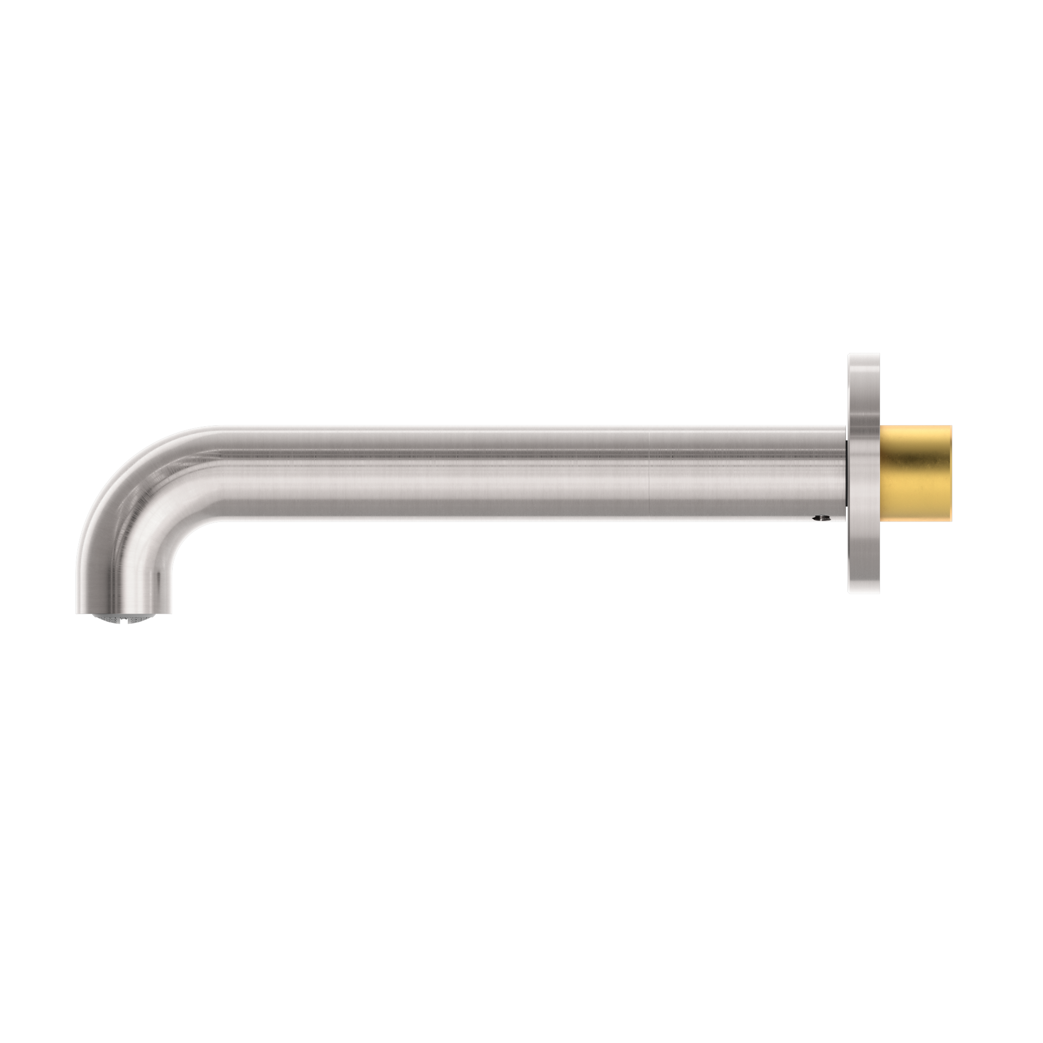Mecca Basin/Bath Spout Only 185mm Brushed Nickel