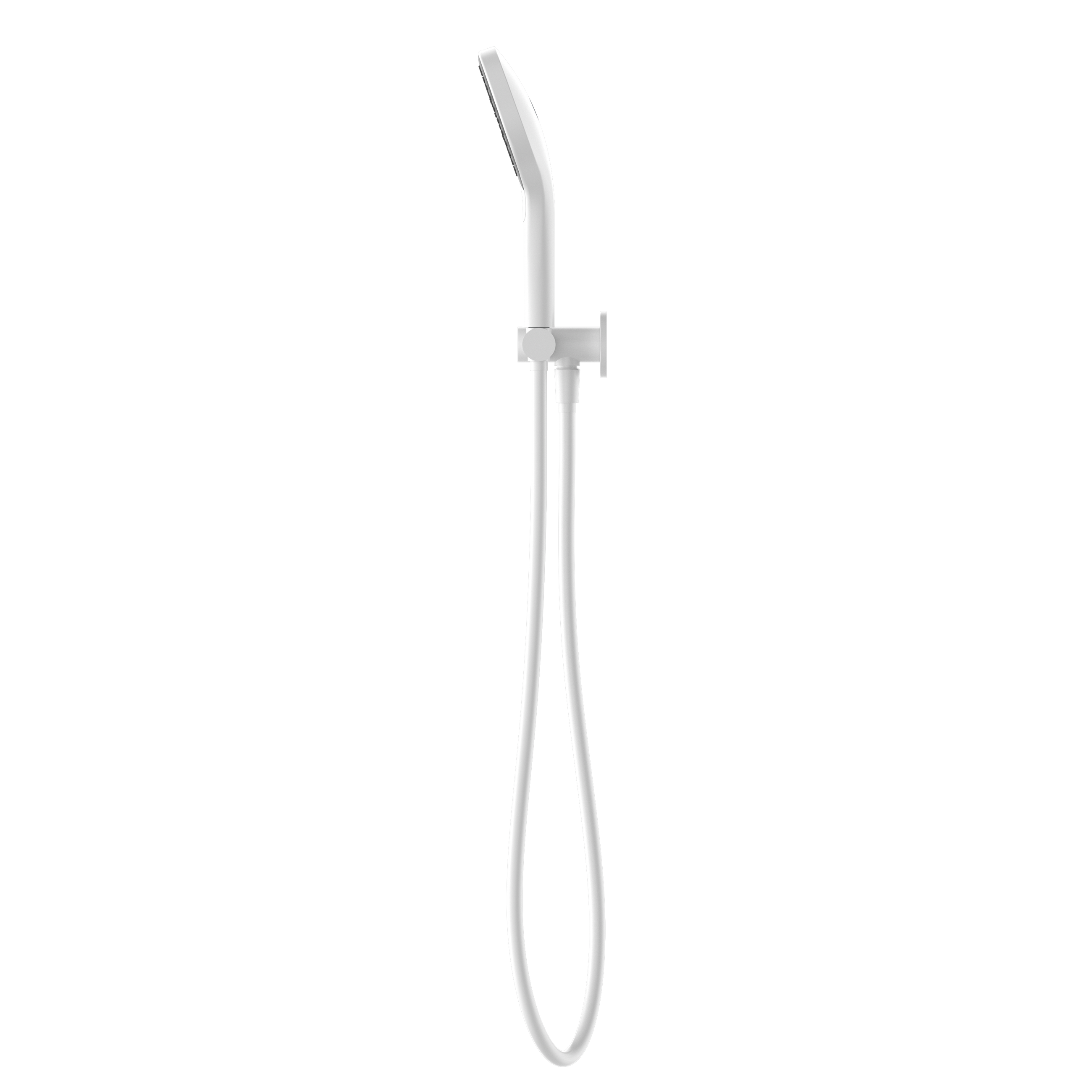 Mecca Shower On Bracket With Air Shower II Matte White