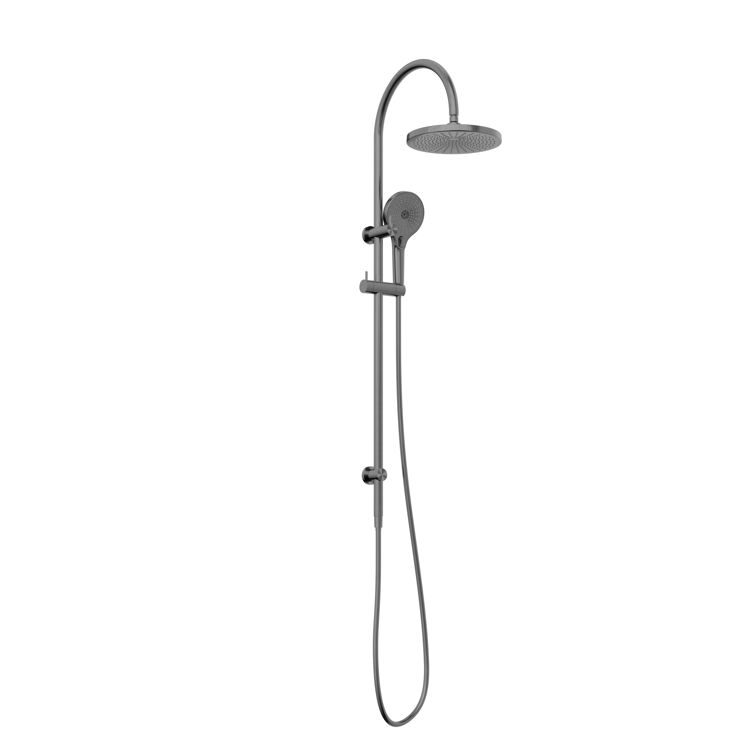 Mecca Twin Shower Gun Metal