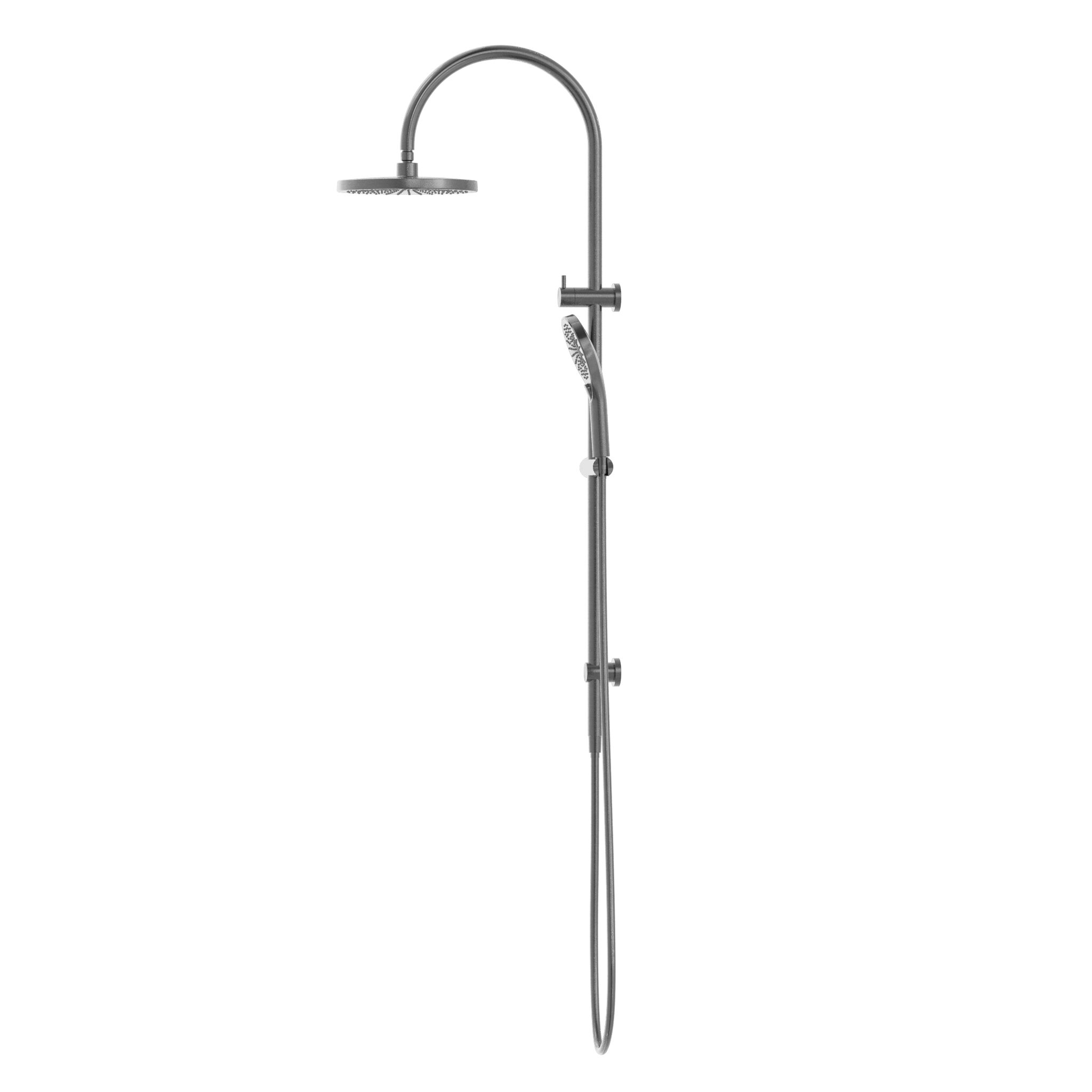 Mecca Twin Shower Gun Metal
