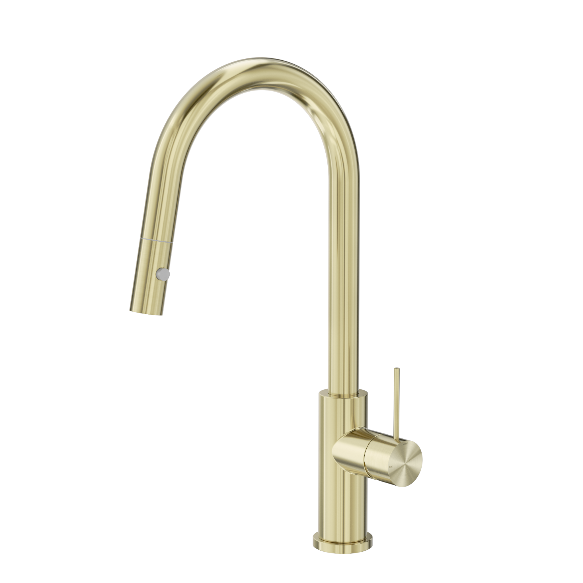 Mecca Pull Out Sink Mixer With Vegie Spray Function Brushed Gold