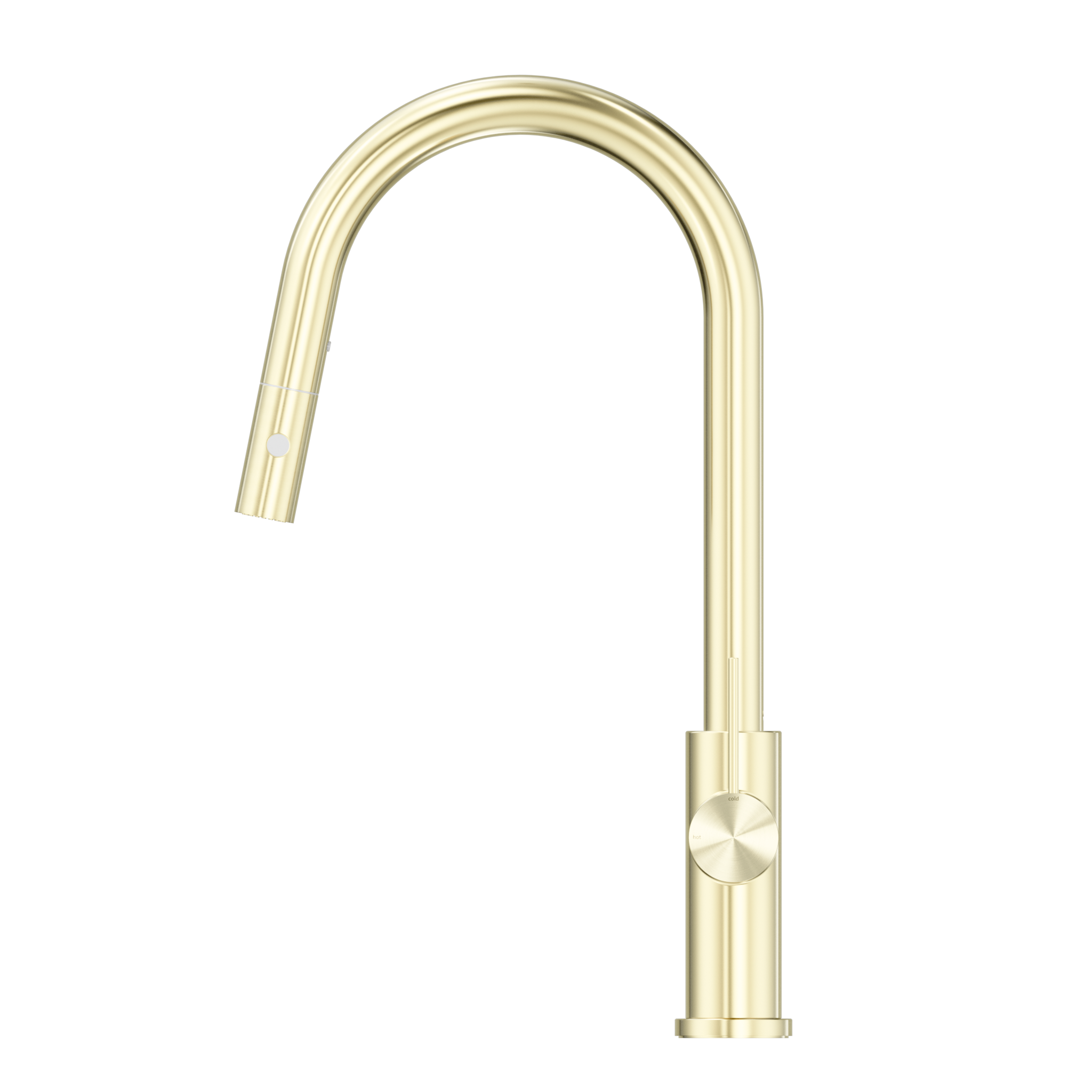 Mecca Pull Out Sink Mixer With Vegie Spray Function Brushed Gold