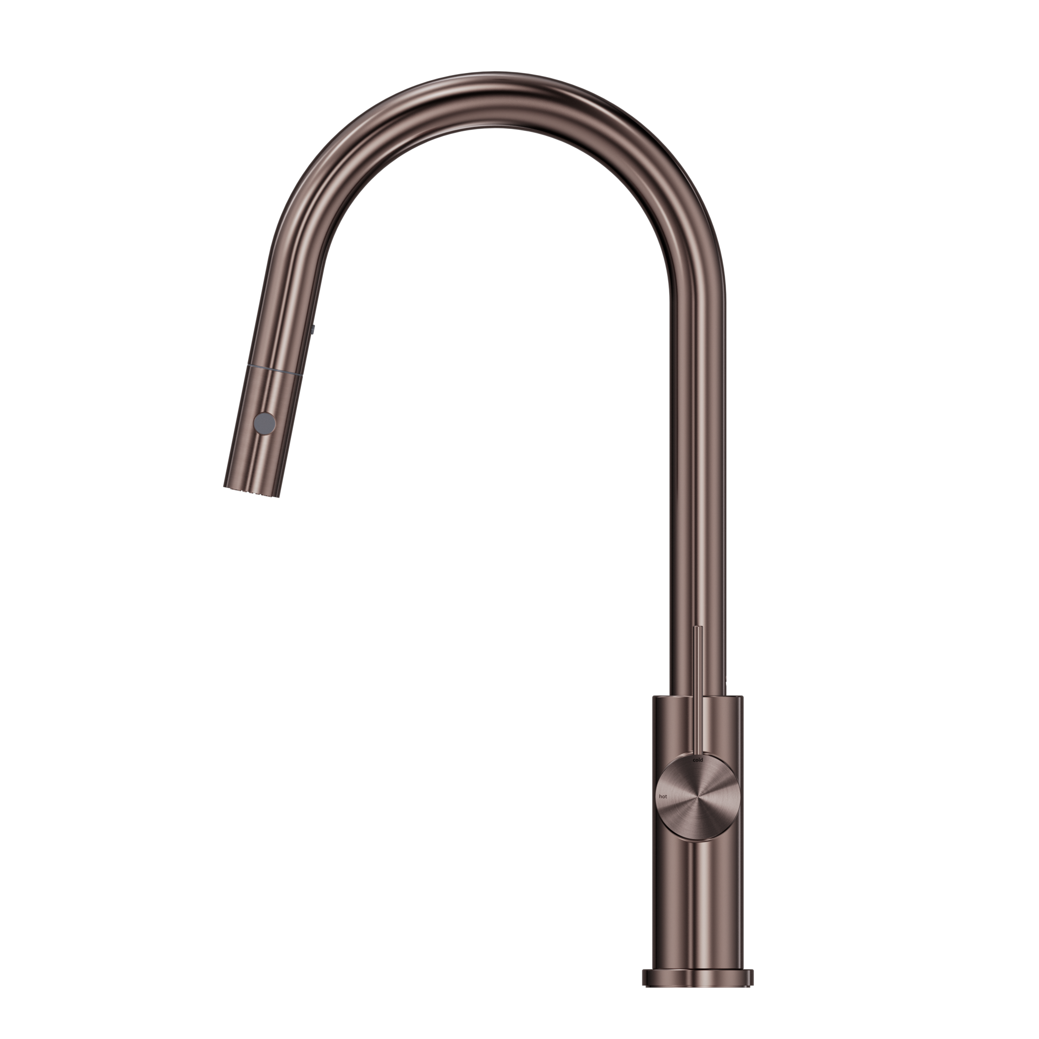 Mecca Pull Out Sink Mixer With Vegie Spray Function Brushed Bronze