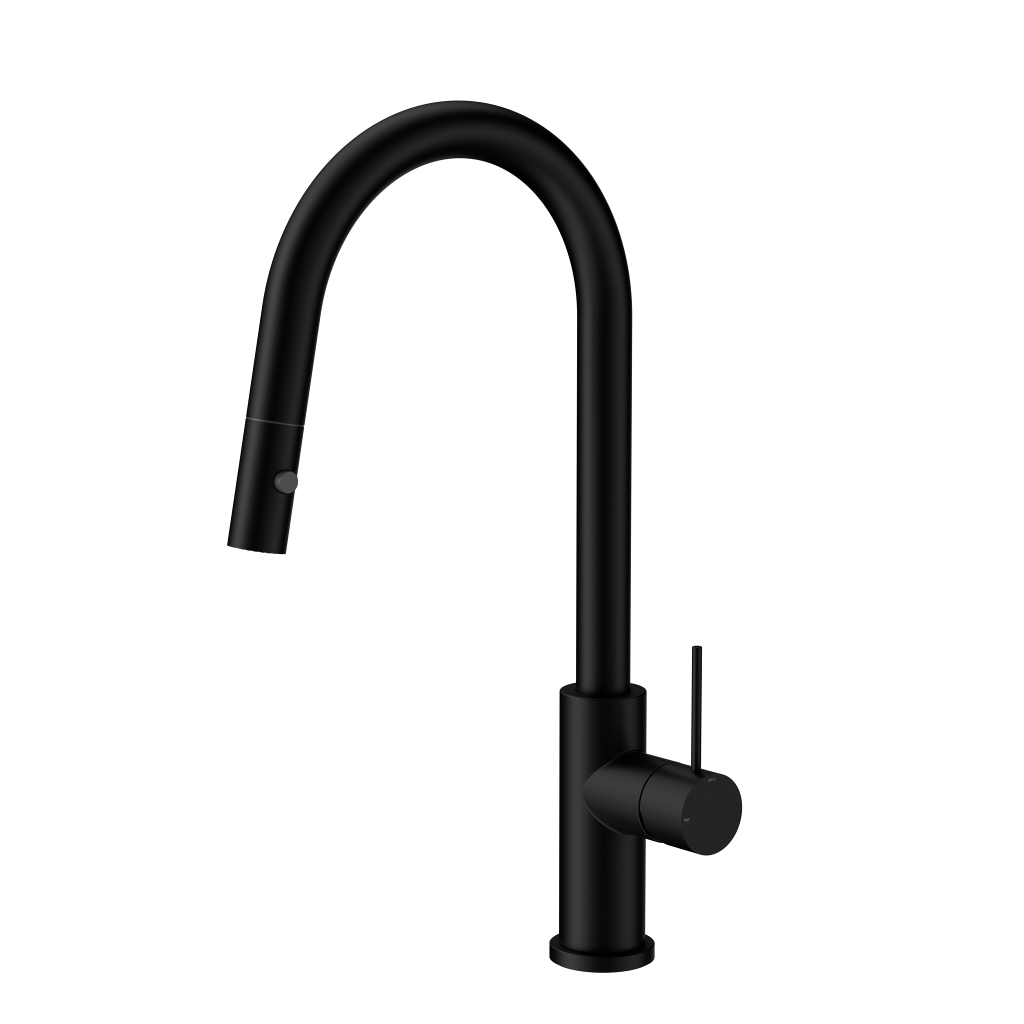 Mecca Pull Out Sink Mixer With Vegie Spray Function Matte Black