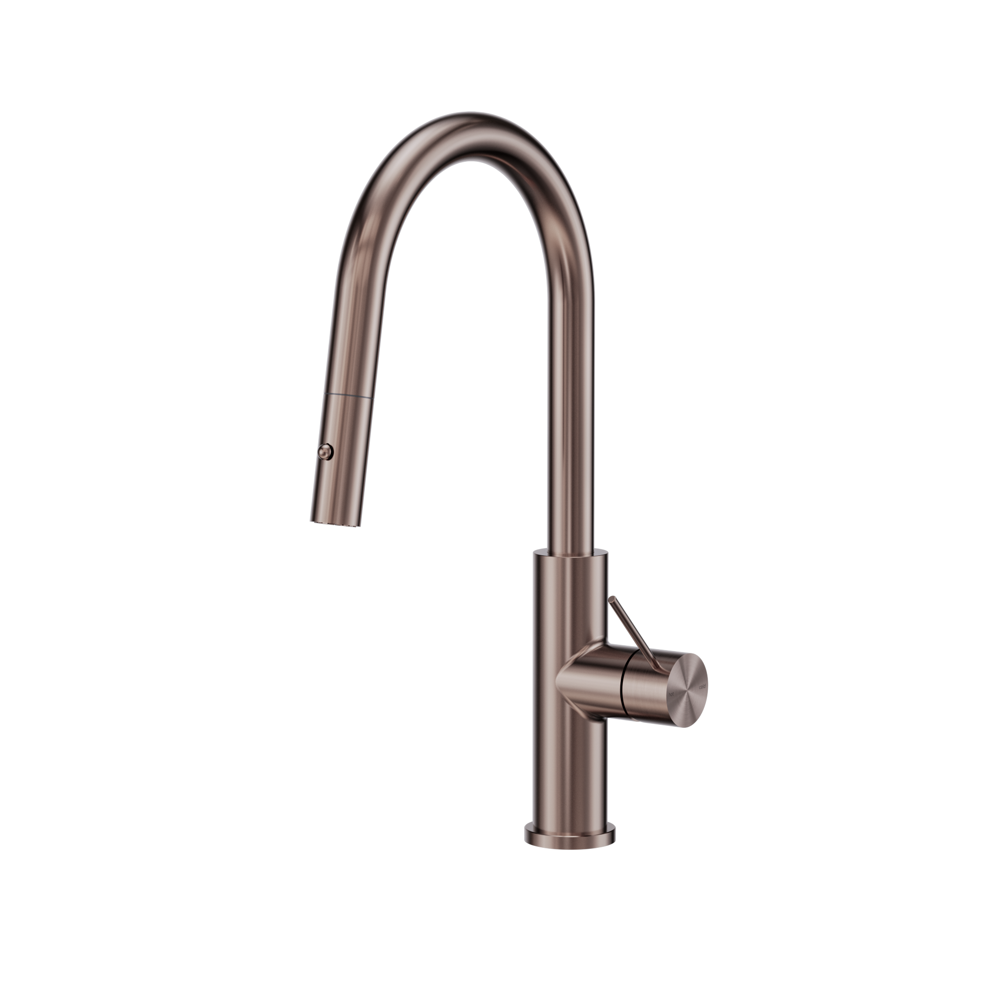 Mecca Smart Sensor Pull Out Kitchen Mixer Brushed Bronze