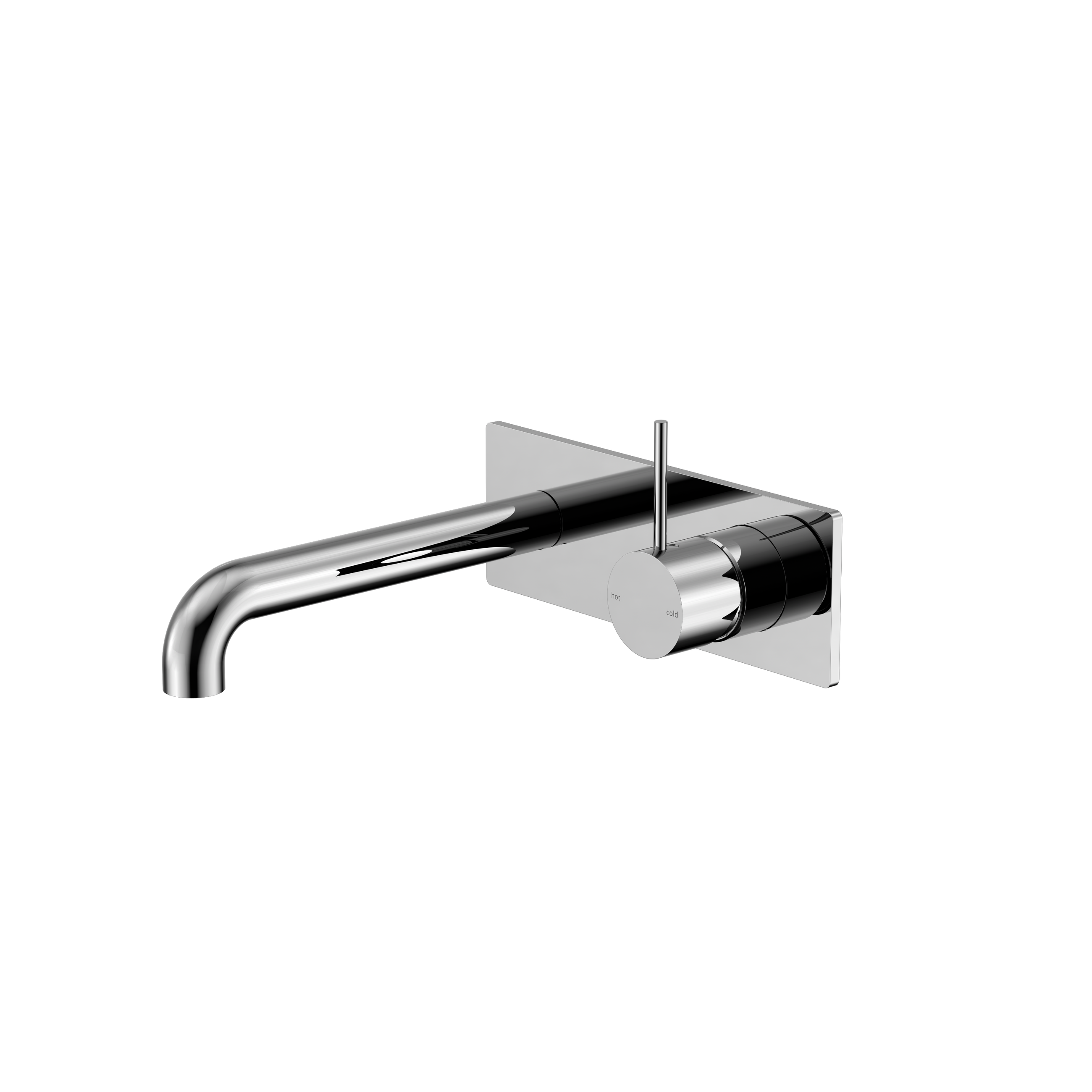 Mecca Wall Basin/Bath Mixer Handle Up 230mm Chrome