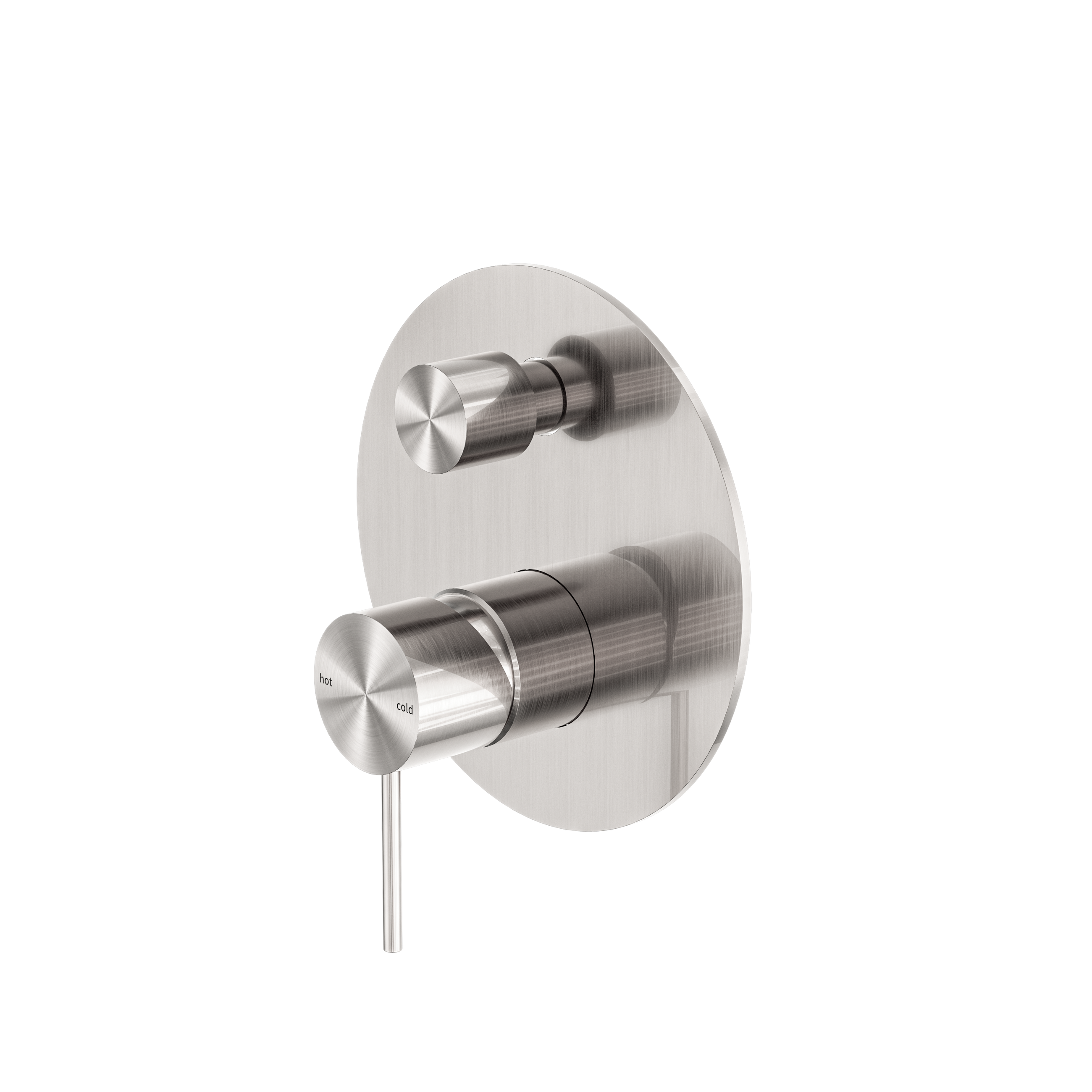 Mecca Shower Mixer With Diverter Brushed Nickel