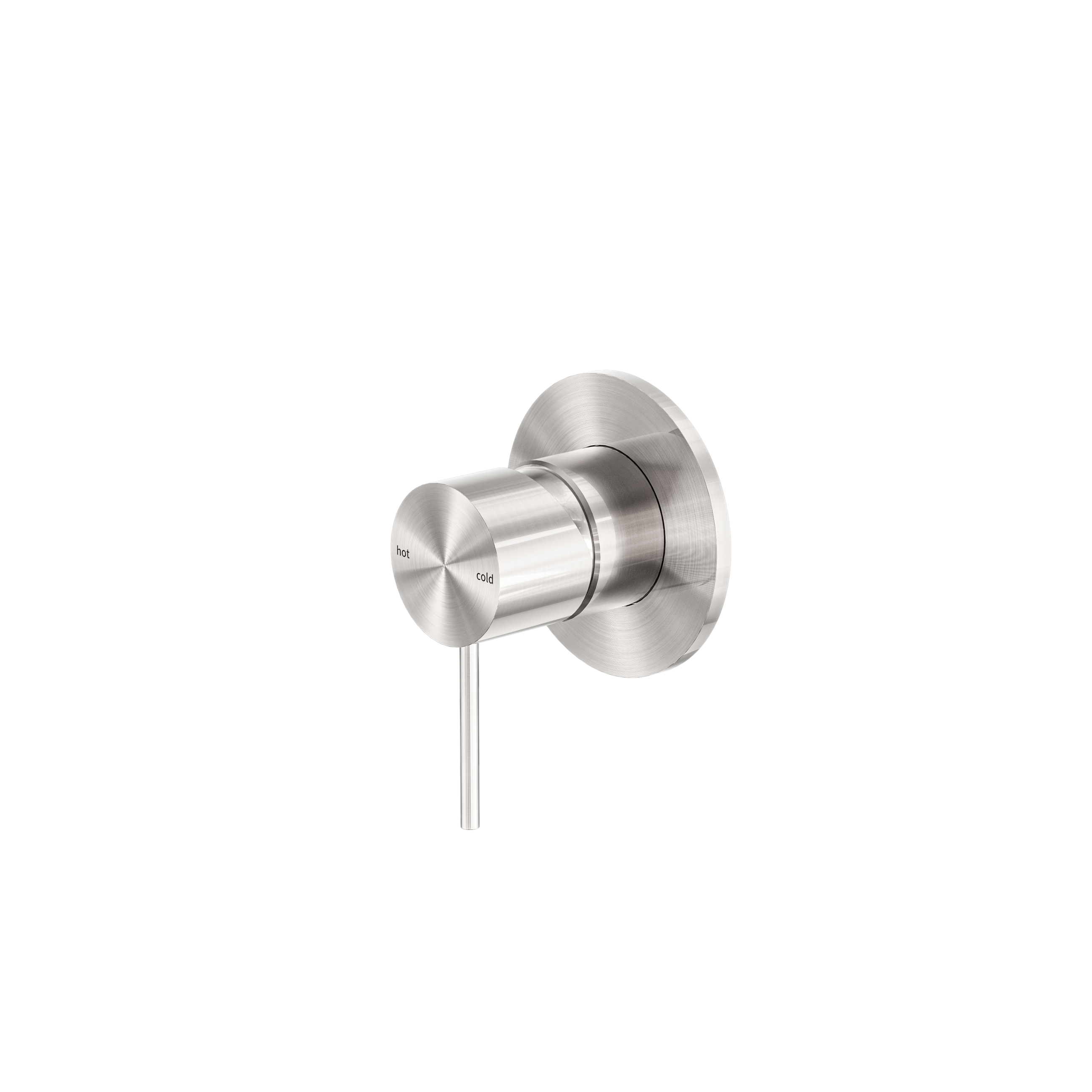 Mecca Shower Mixer 80mm Plate Brushed Nickel
