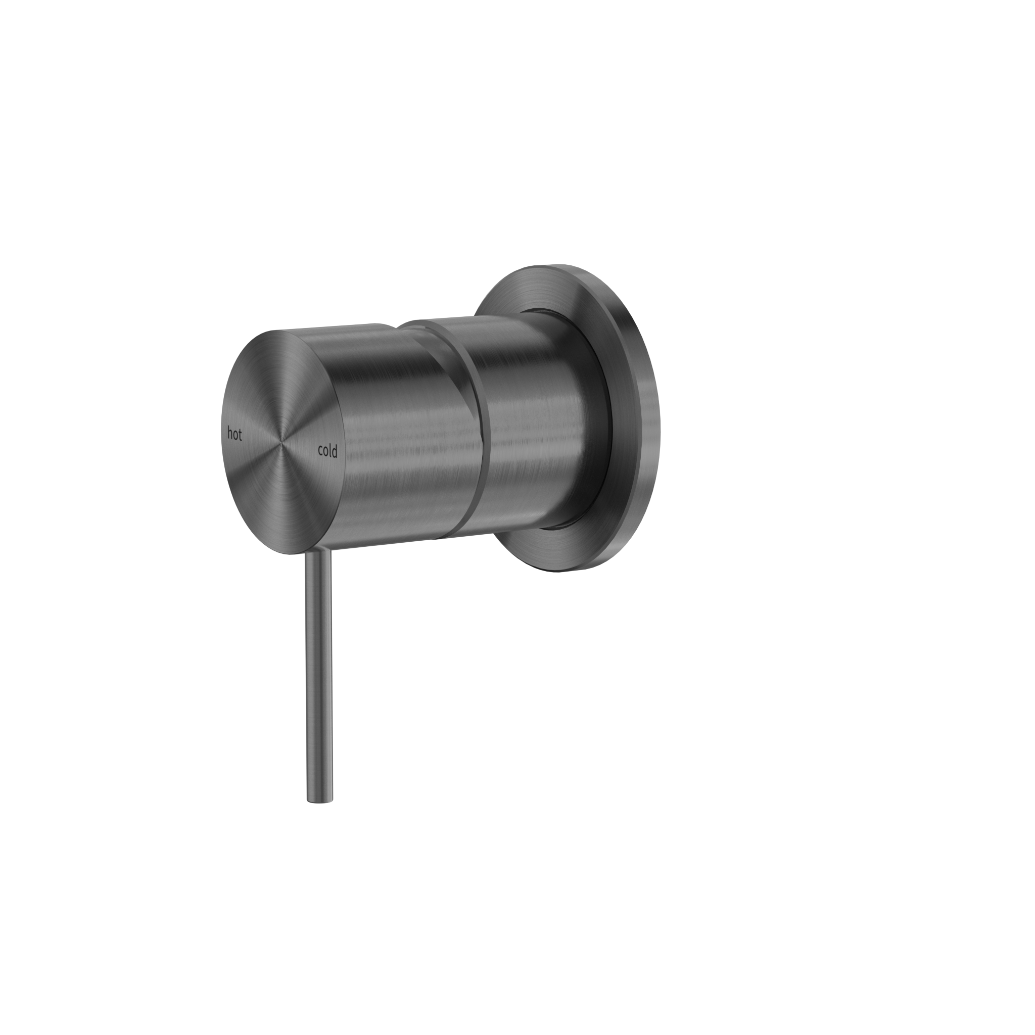 Mecca Shower Mixer 60mm Plate Gun Metal