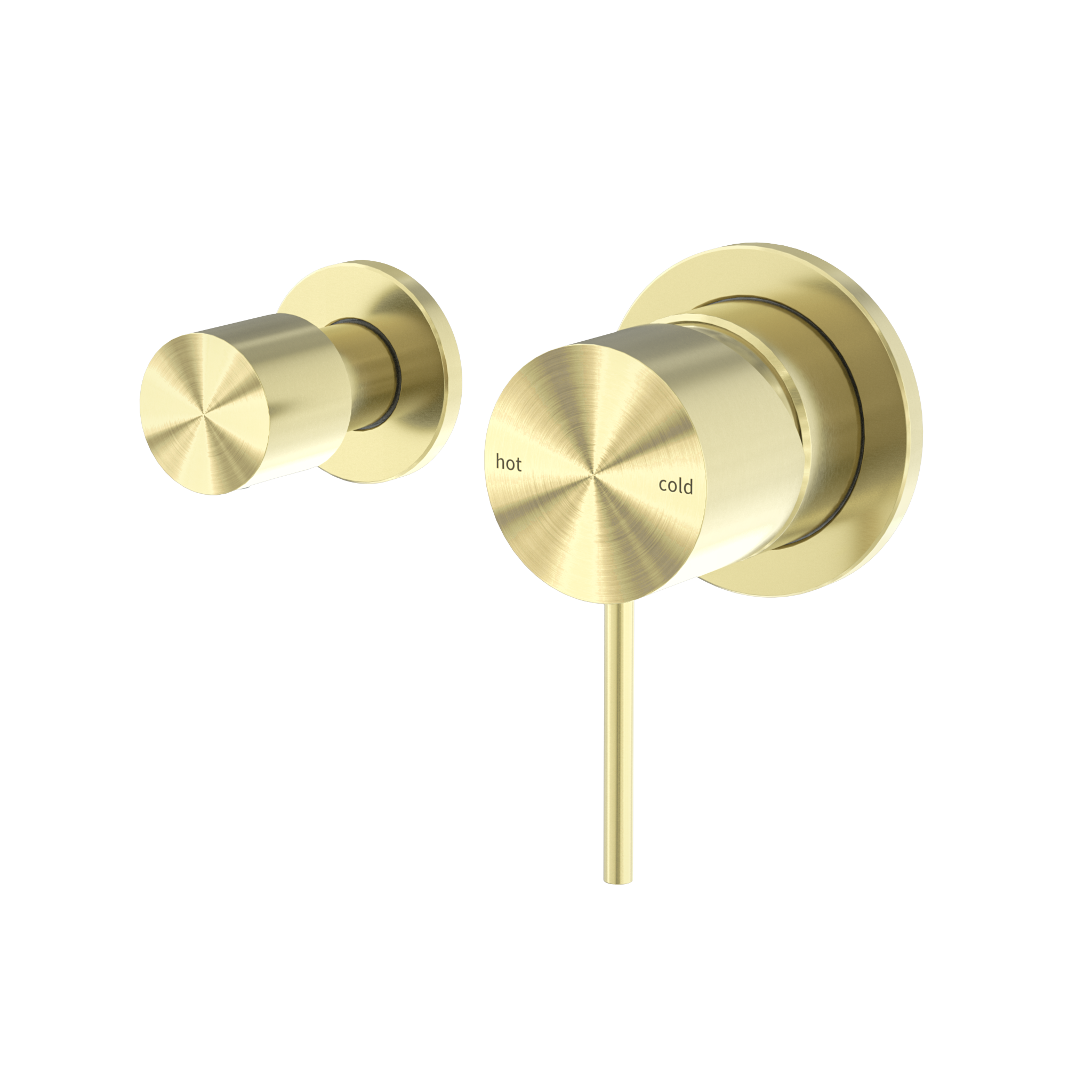 Mecca Shower Mixer With Horizontal 2 Way Diverter Brushed Gold