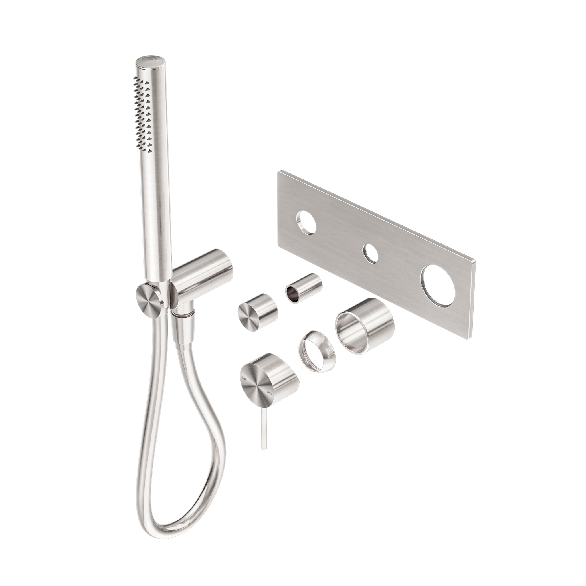 Mecca Shower Mixer Diverter System Trim Kits Only Brushed Nickel