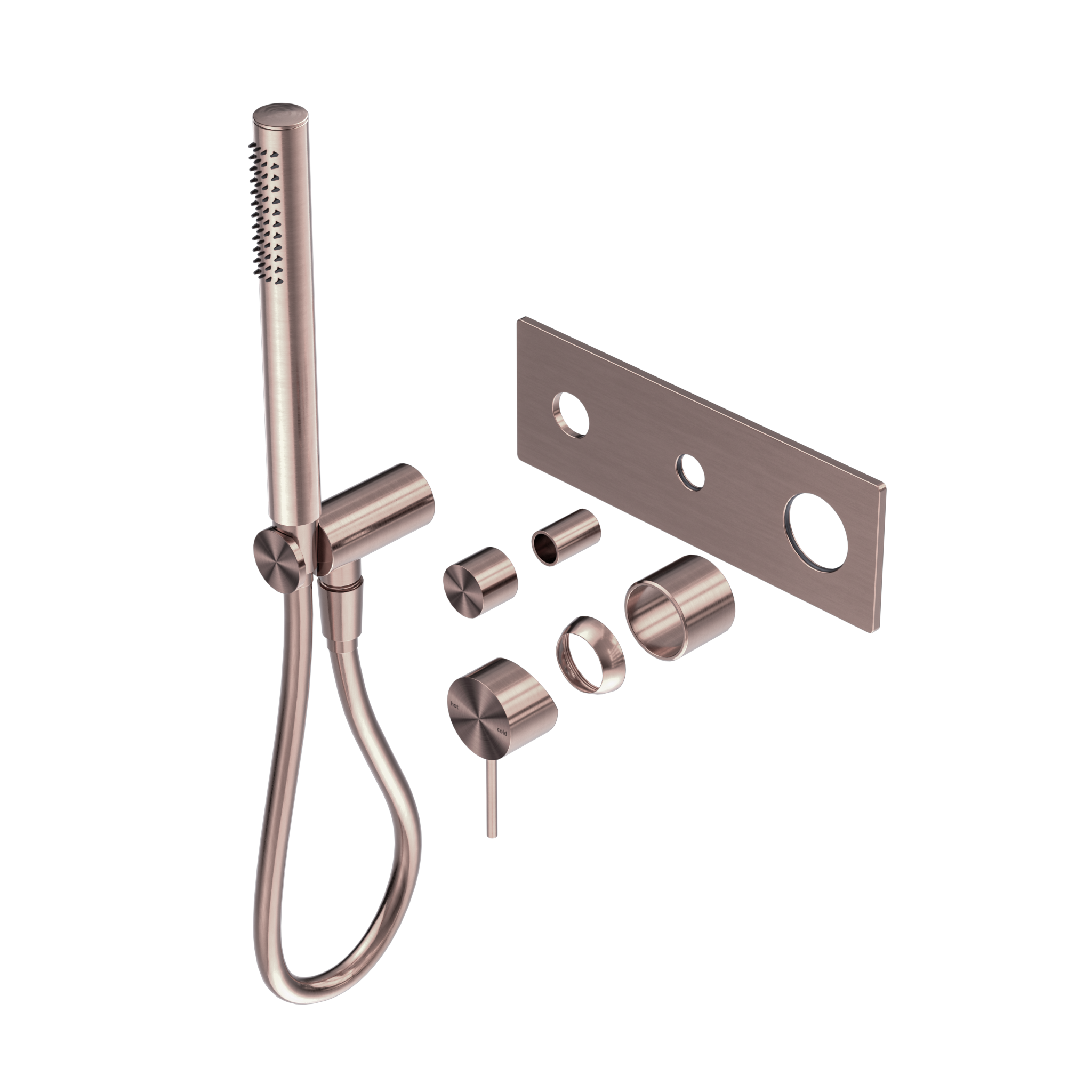Mecca Shower Mixer Diverter System Trim Kits Only Brushed Bronze