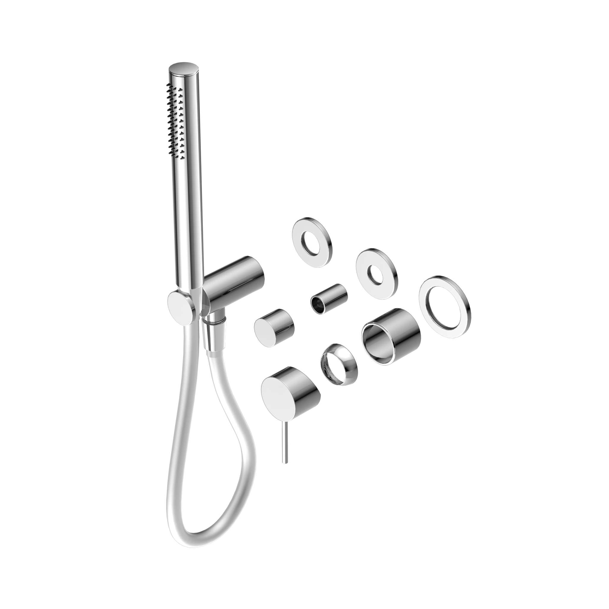 Mecca Shower Mixer Diverter System Separate Back Plate Trim Kits Only Chrome