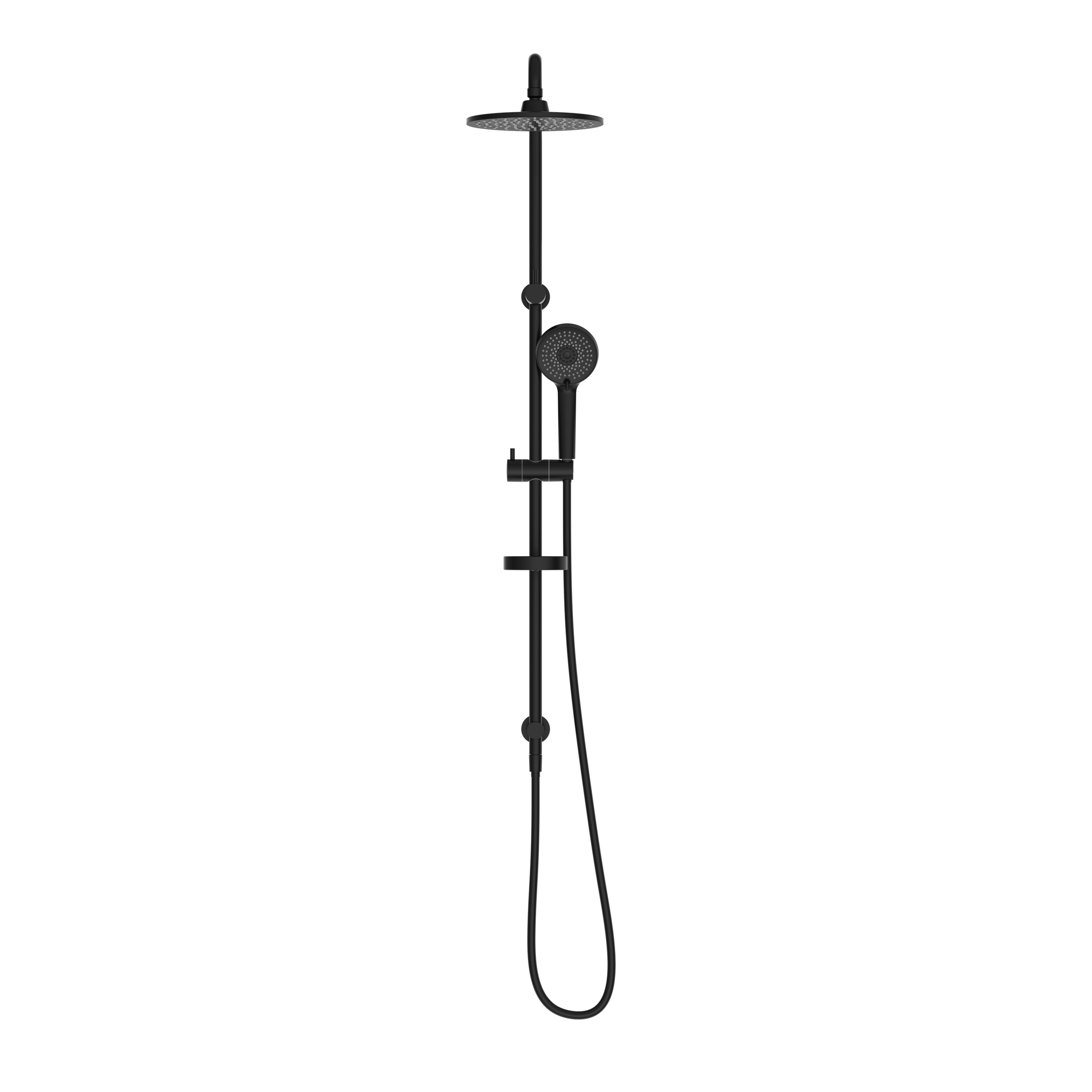 Builder Project Twin Shower Set Matte Black