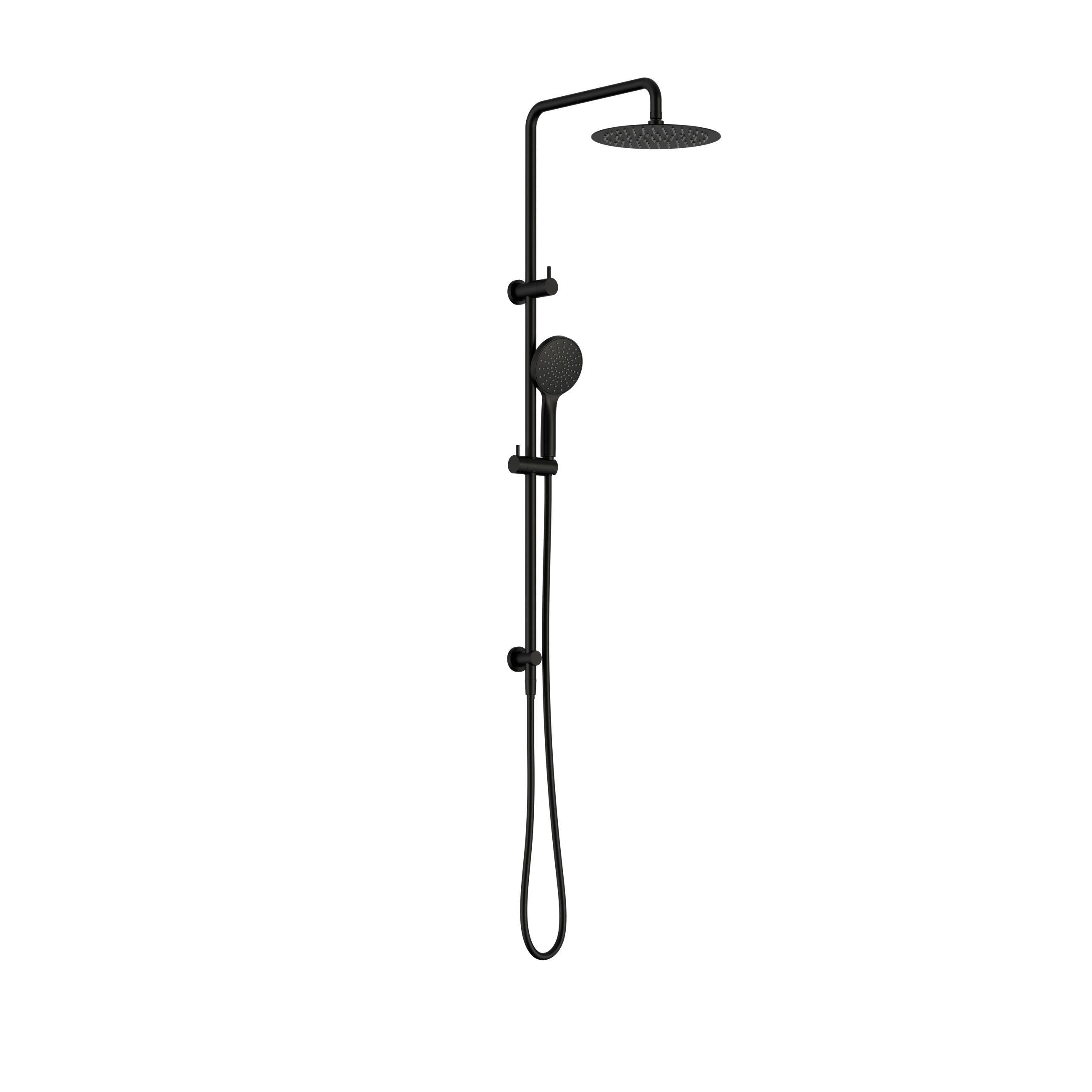Dolce II Twin Shower Matte Black