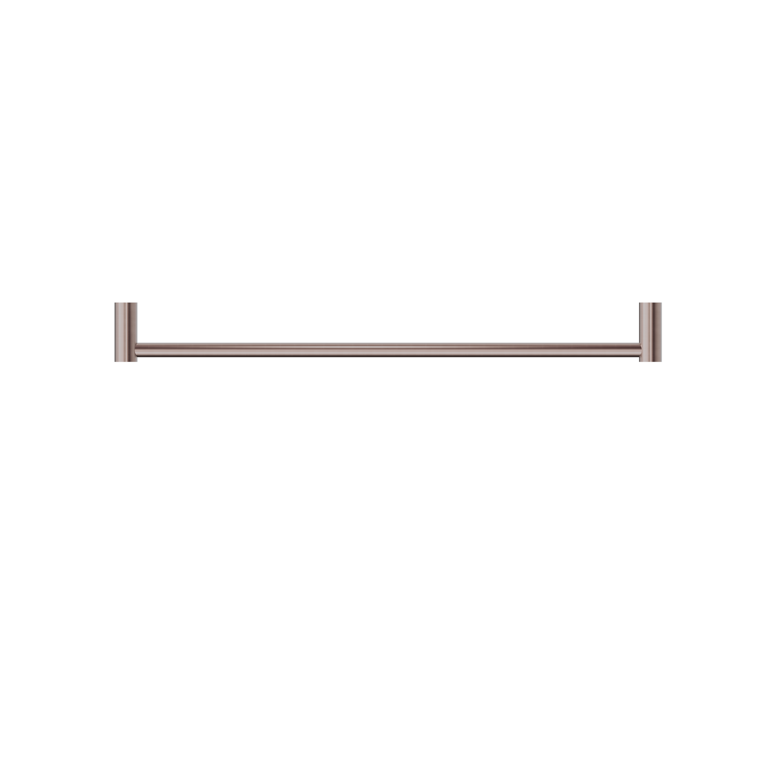 New Mecca Single Towel Rail 600mm Brushed Bronze