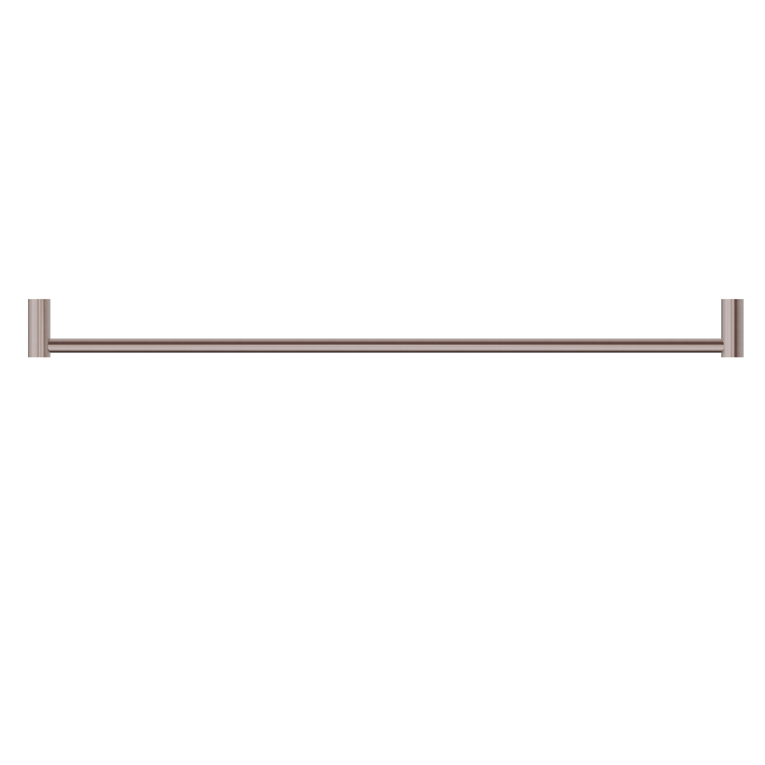 New Mecca Single Towel Rail 800mm Brushed Bronze