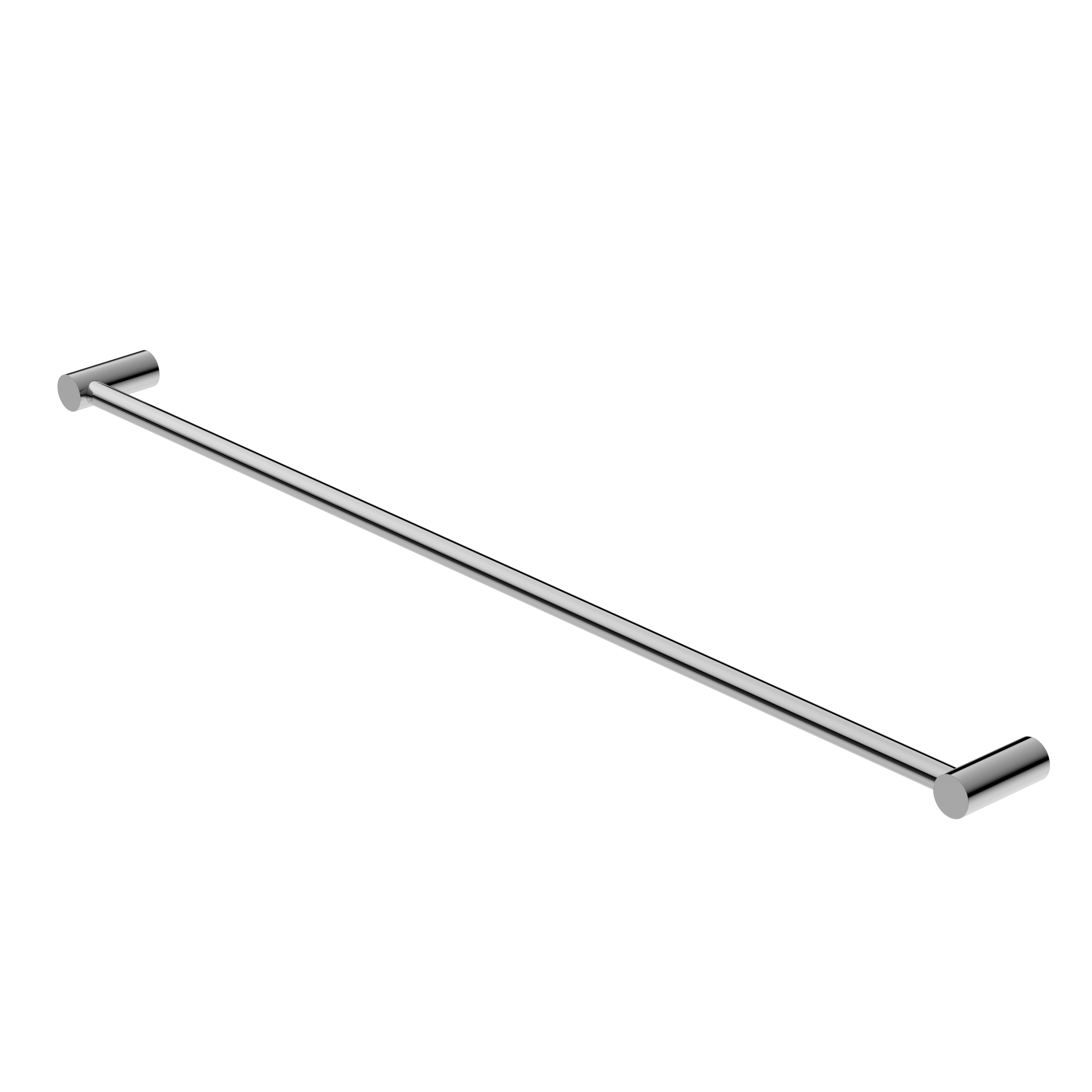 New Mecca Single Towel Rail 800mm Chrome