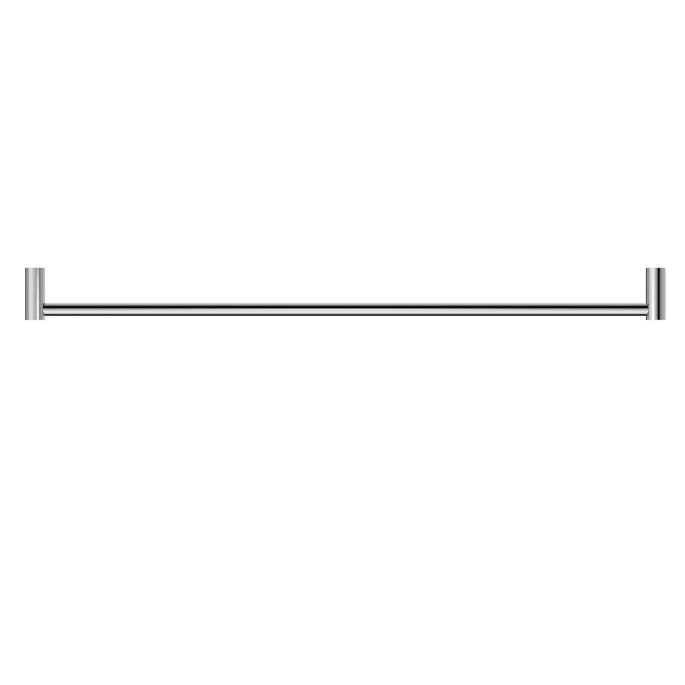 New Mecca Single Towel Rail 800mm Chrome