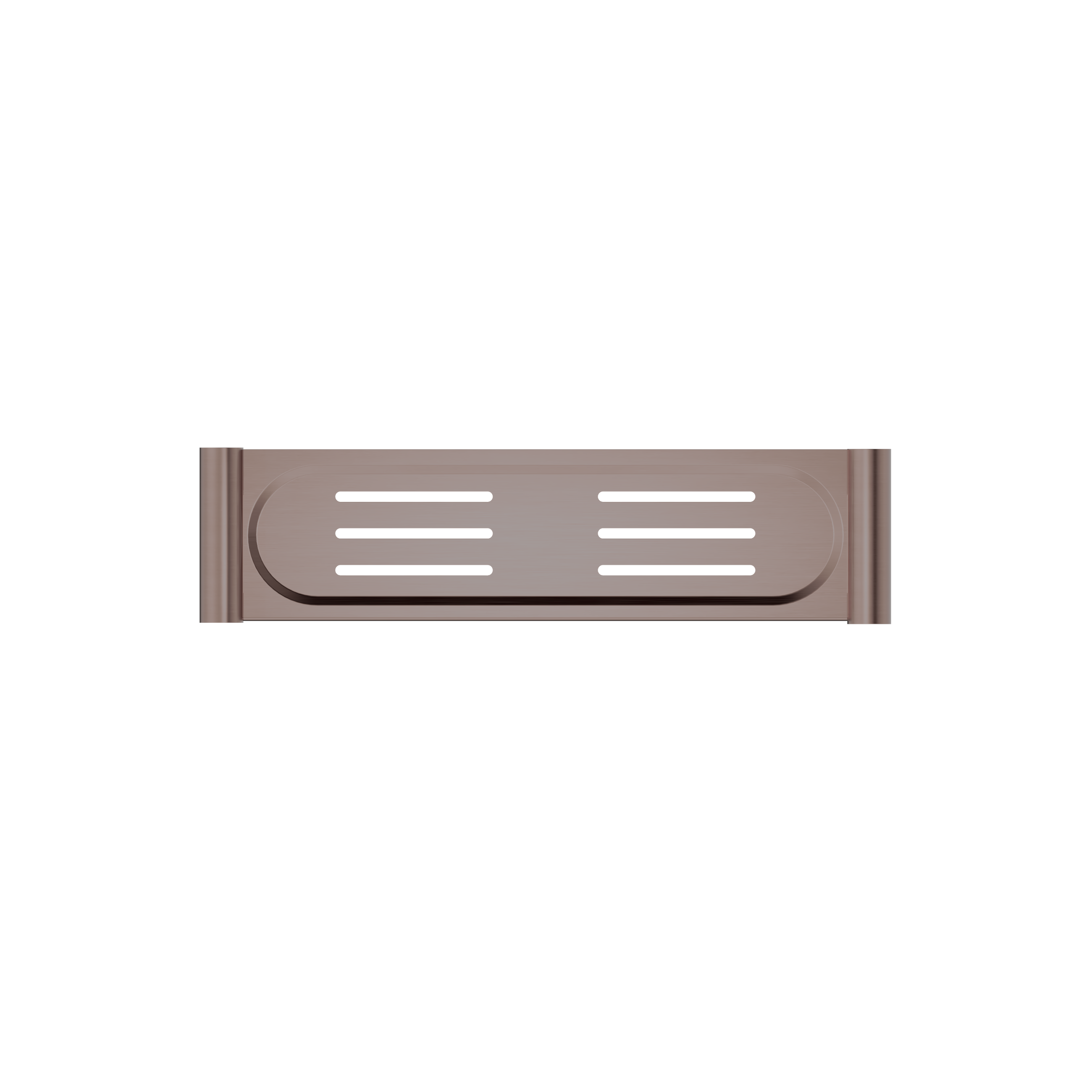 New Mecca Metal Shower Shelf Brushed Bronze
