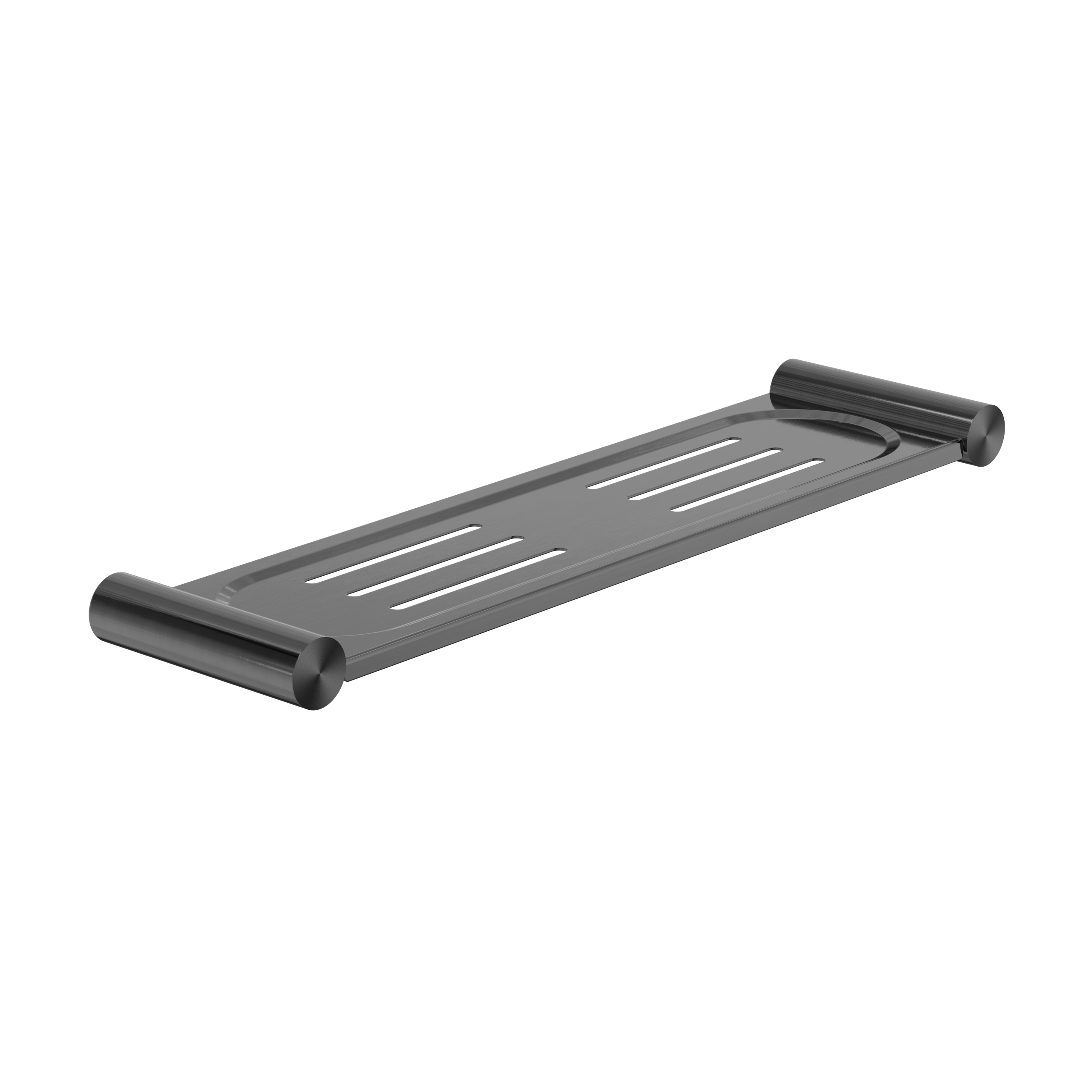 New Mecca Metal Shower Shelf Gun Metal