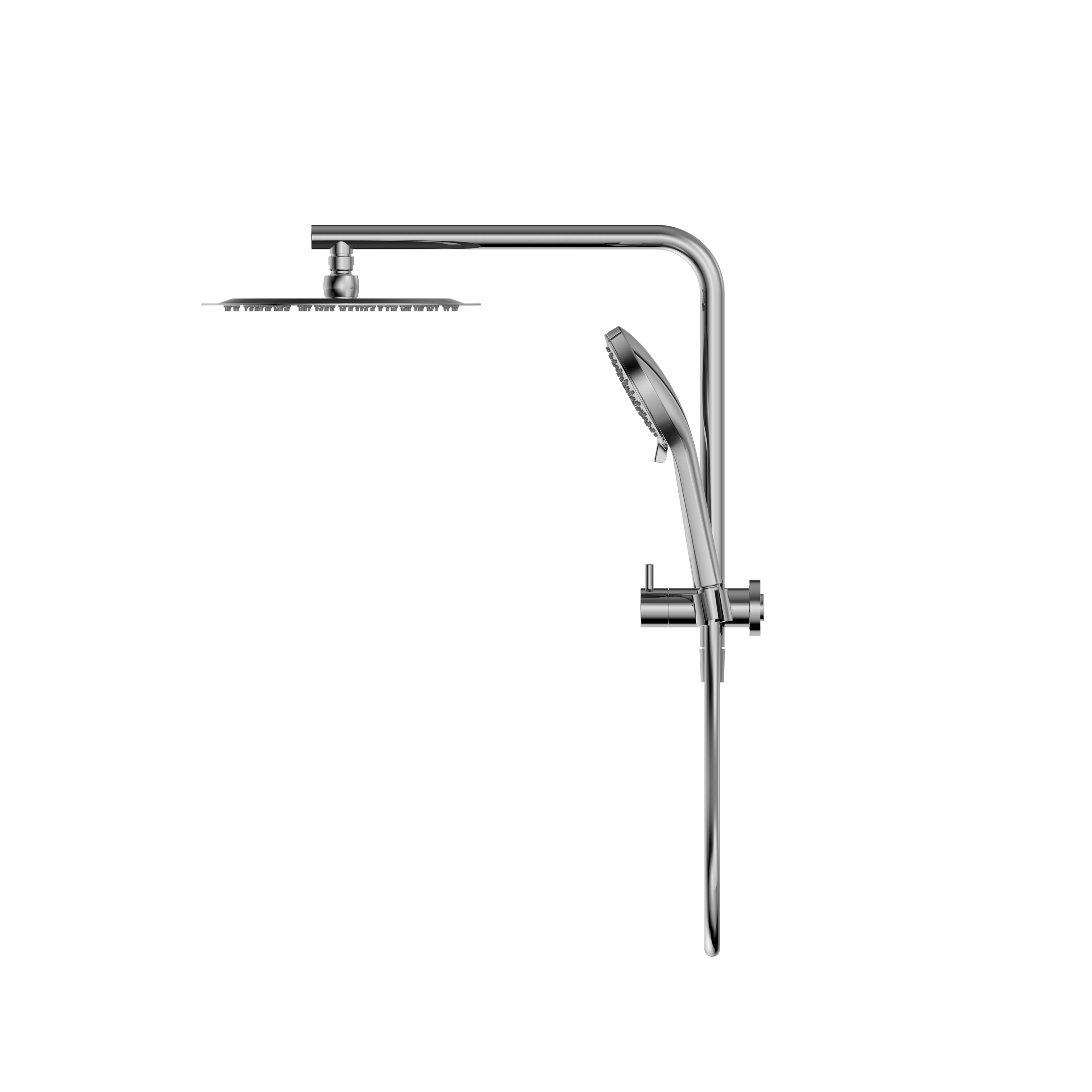 Mecca 2 In 1 Twin Shower Chrome