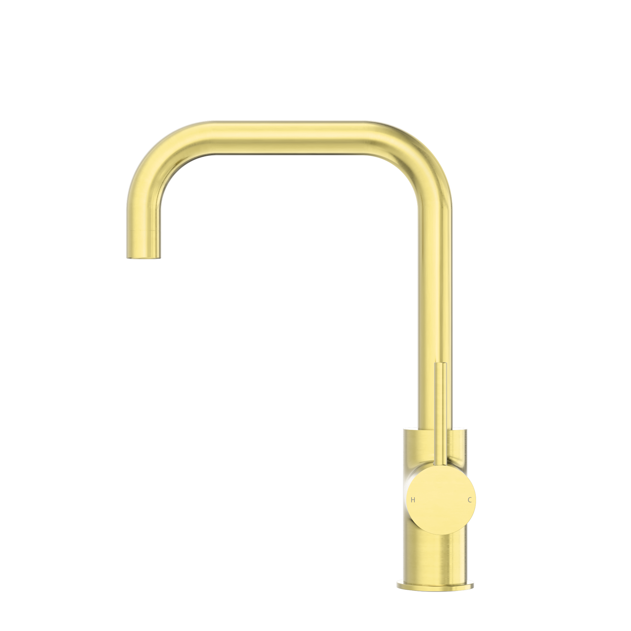 Dolce Kitchen Mixer Square Shape Brushed Gold