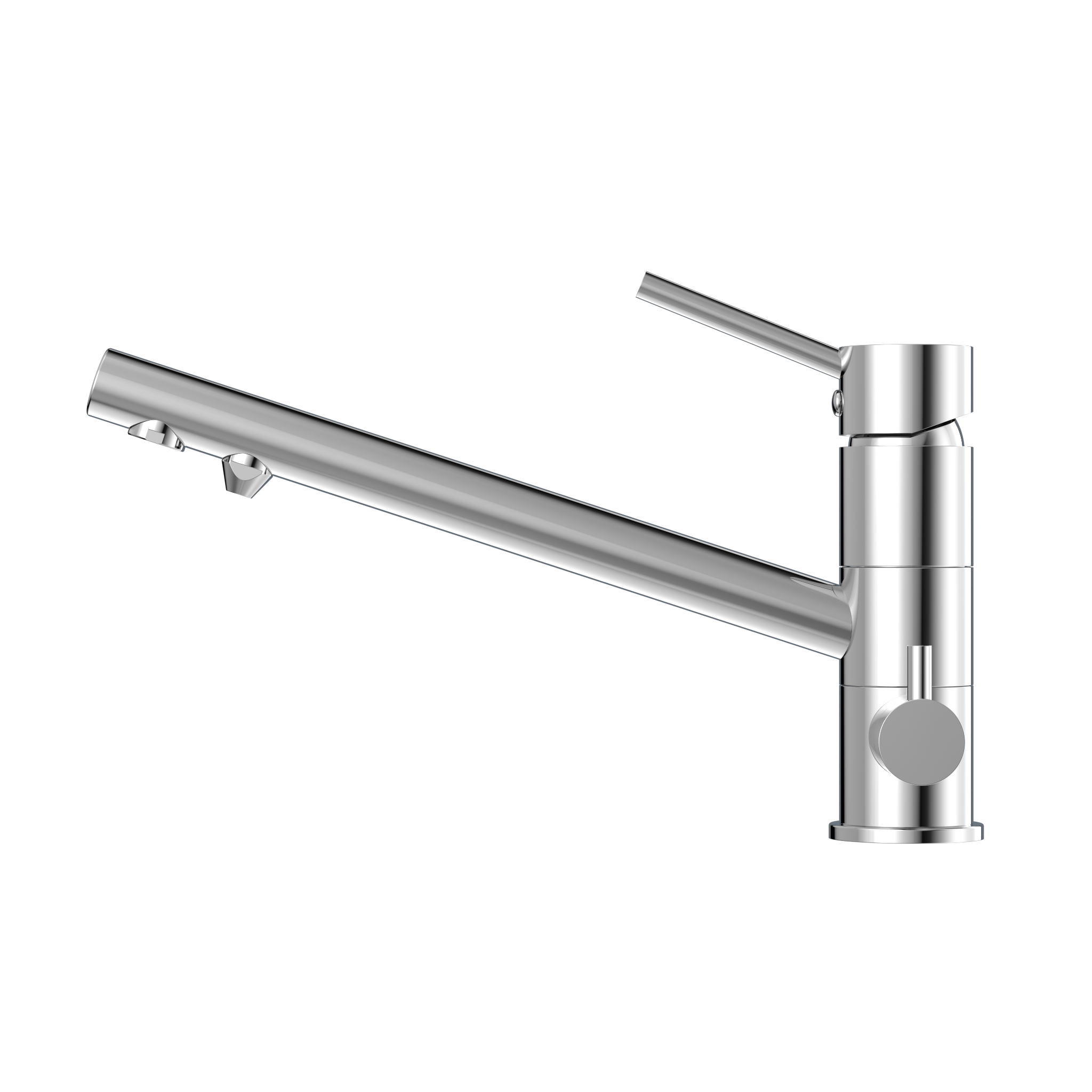 Dolce Three-Way Kitchen Mixer Chrome