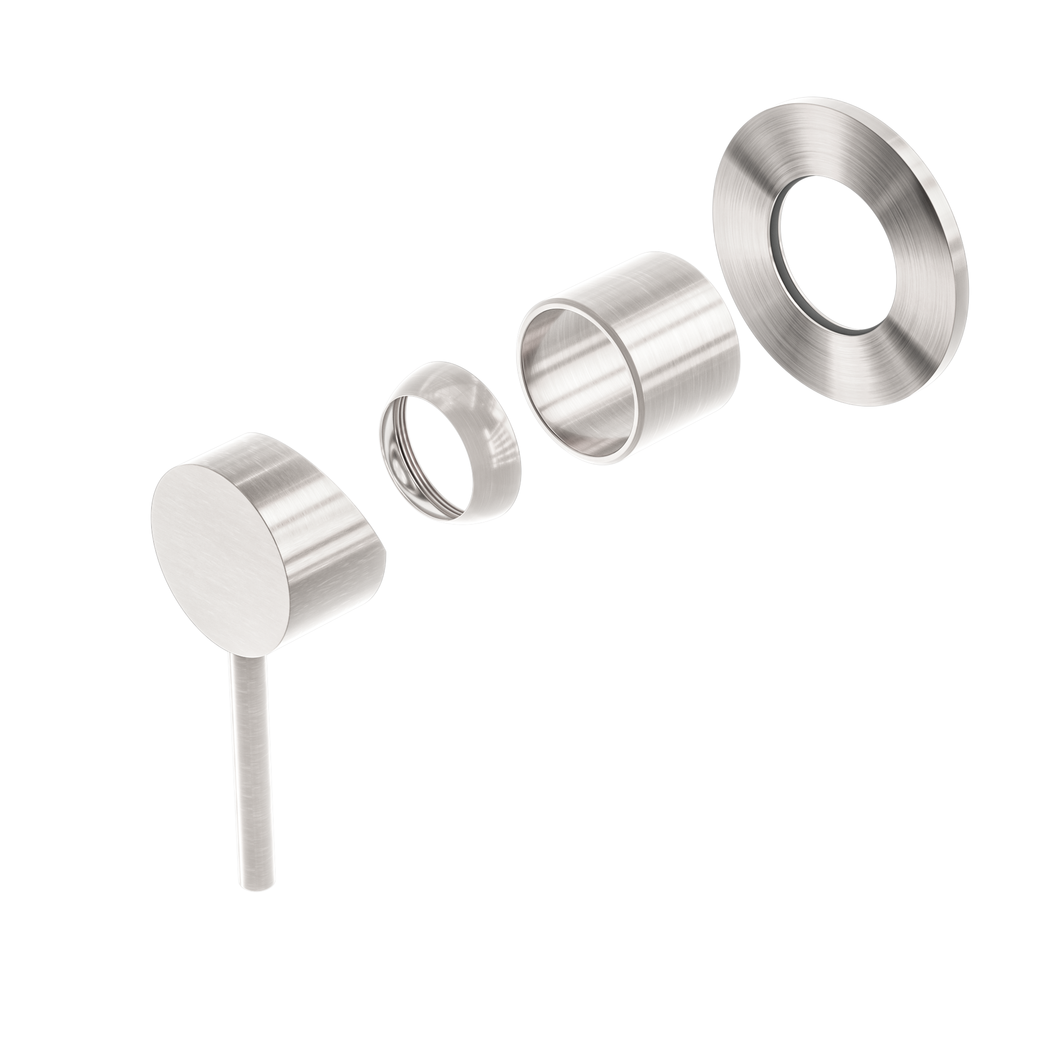 Dolce Shower Mixer Trim Kits Only Brushed Nickel