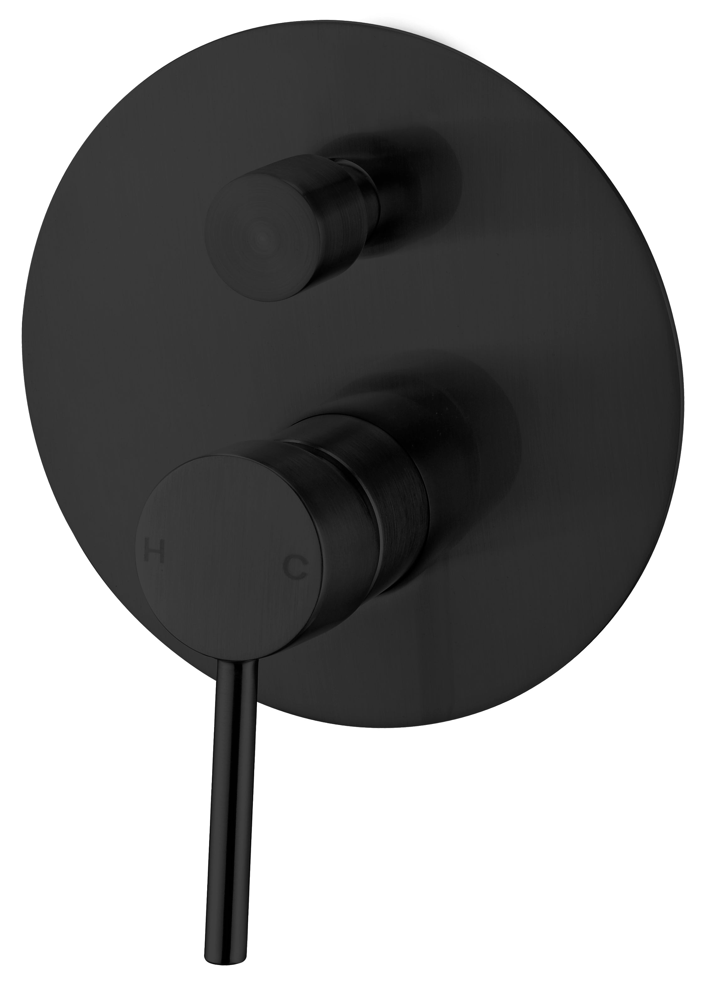 Dolce Shower Mixer With Diverter Matte Black