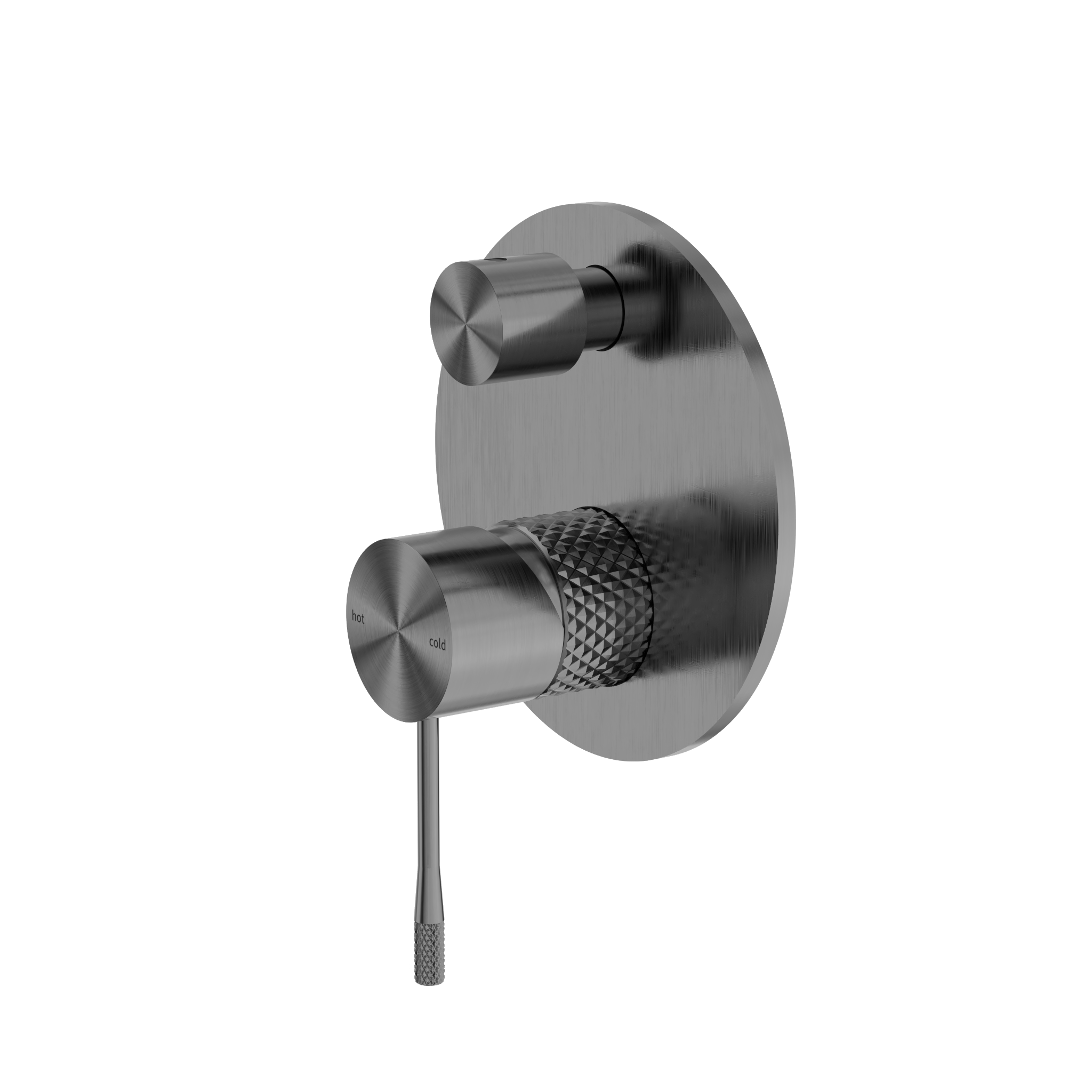 Opal Shower Mixer With Diverter Graphite